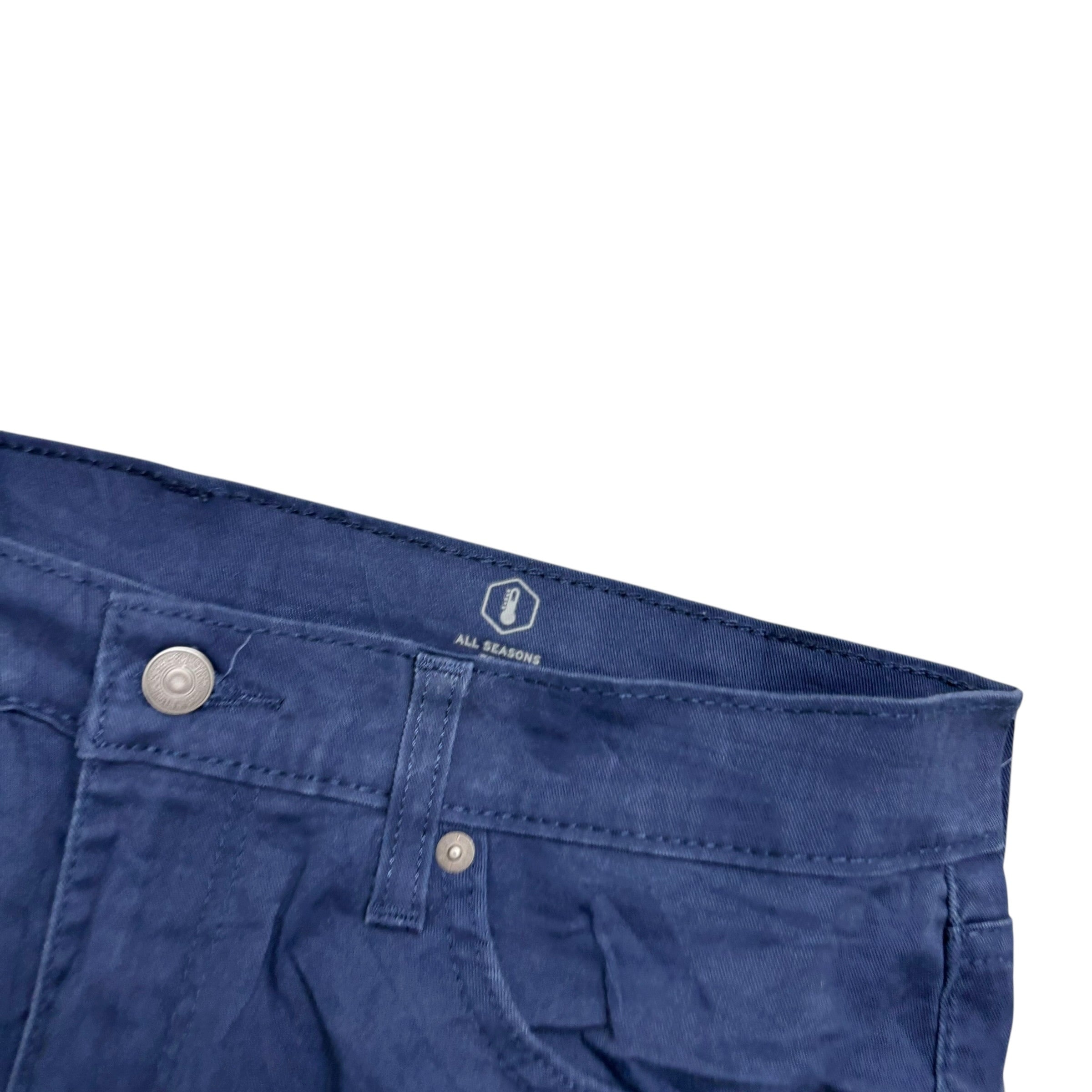 Levis 541 Jeans W33 L30 Mens Navy Blue Athletic Tapered Fit Stretch Pants (E)