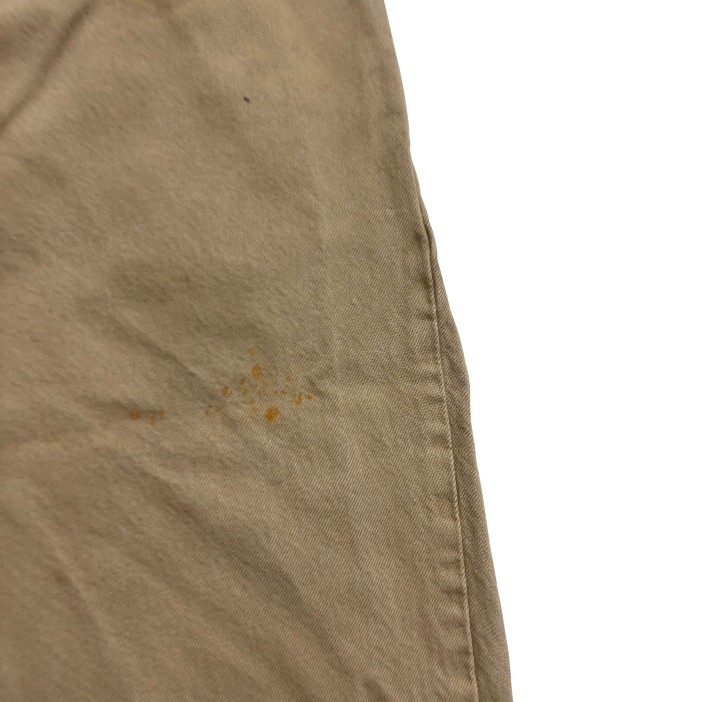 Levis 550 Jeans W35 L32 Mens Tan Relaxed Straight Made In USA Vintage Denim (F)