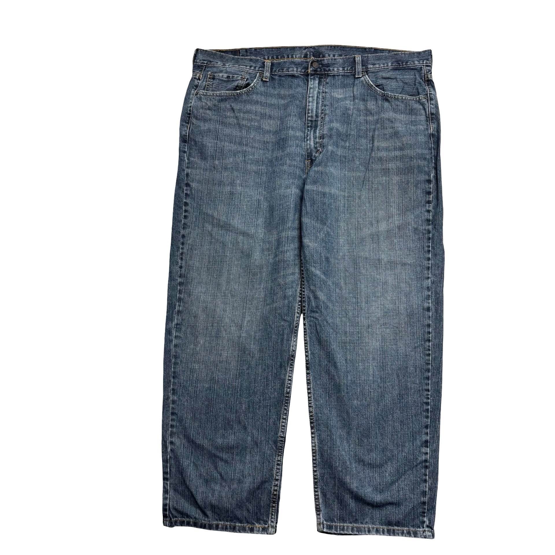 Levis 550 Jeans W44 L29 Mens Dark Blue Baggy Relaxed Straight Fit Denim (E)