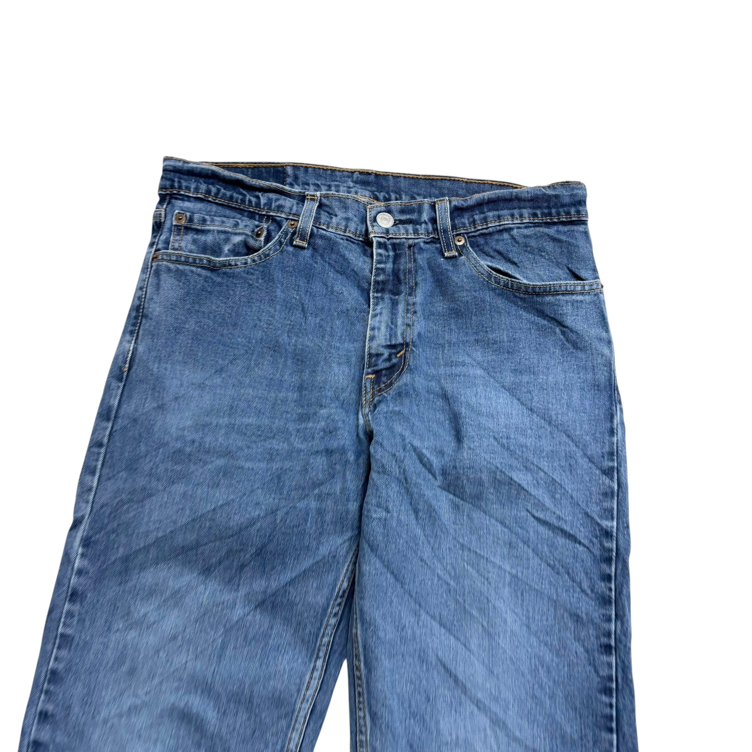 Levis 511 Jeans W29 L32 Mens Mid Blue Slim Fit Stretch Denim (E)