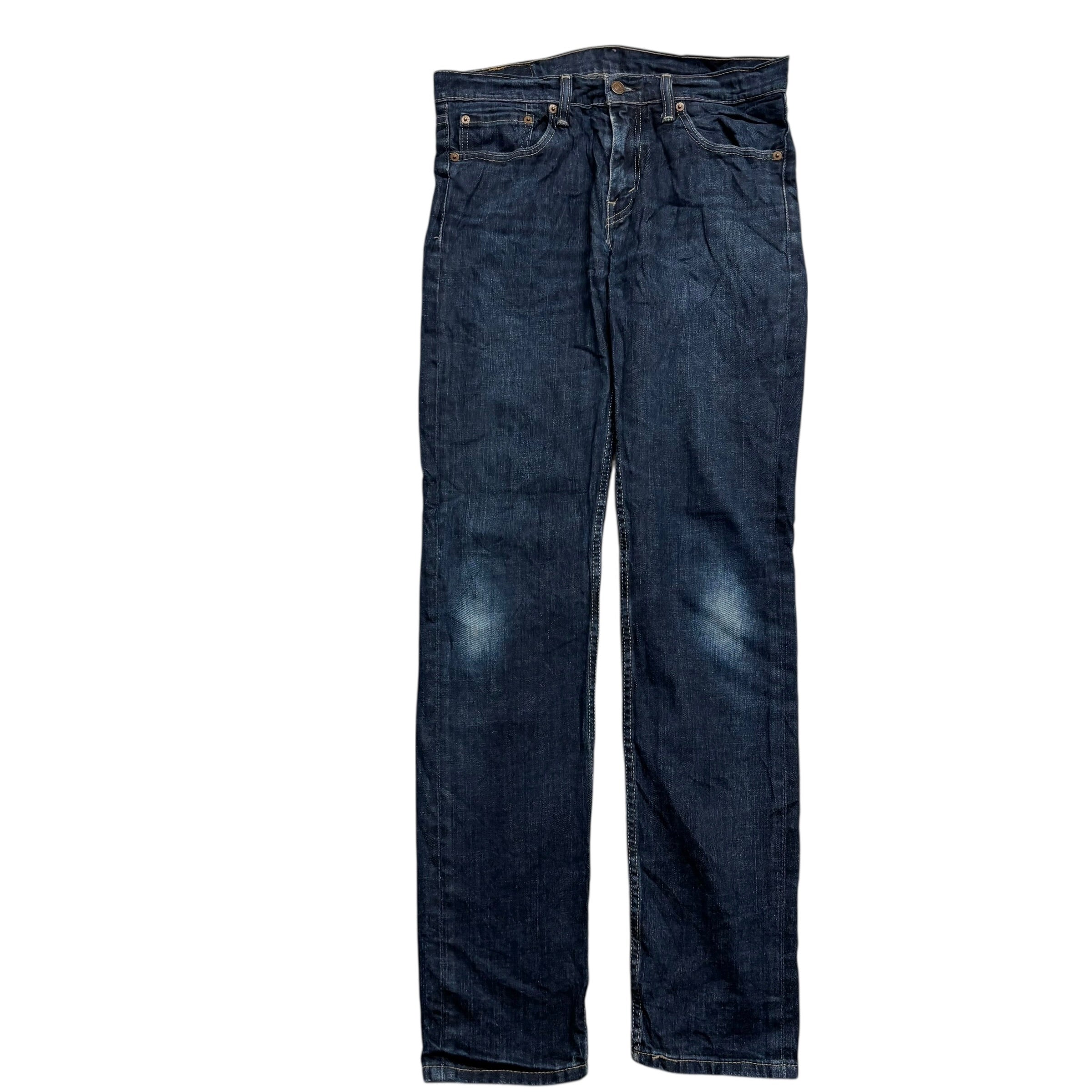 Levis 511 Jeans W32 L34 Mens Dark Blue Slim Fit Stretch Denim