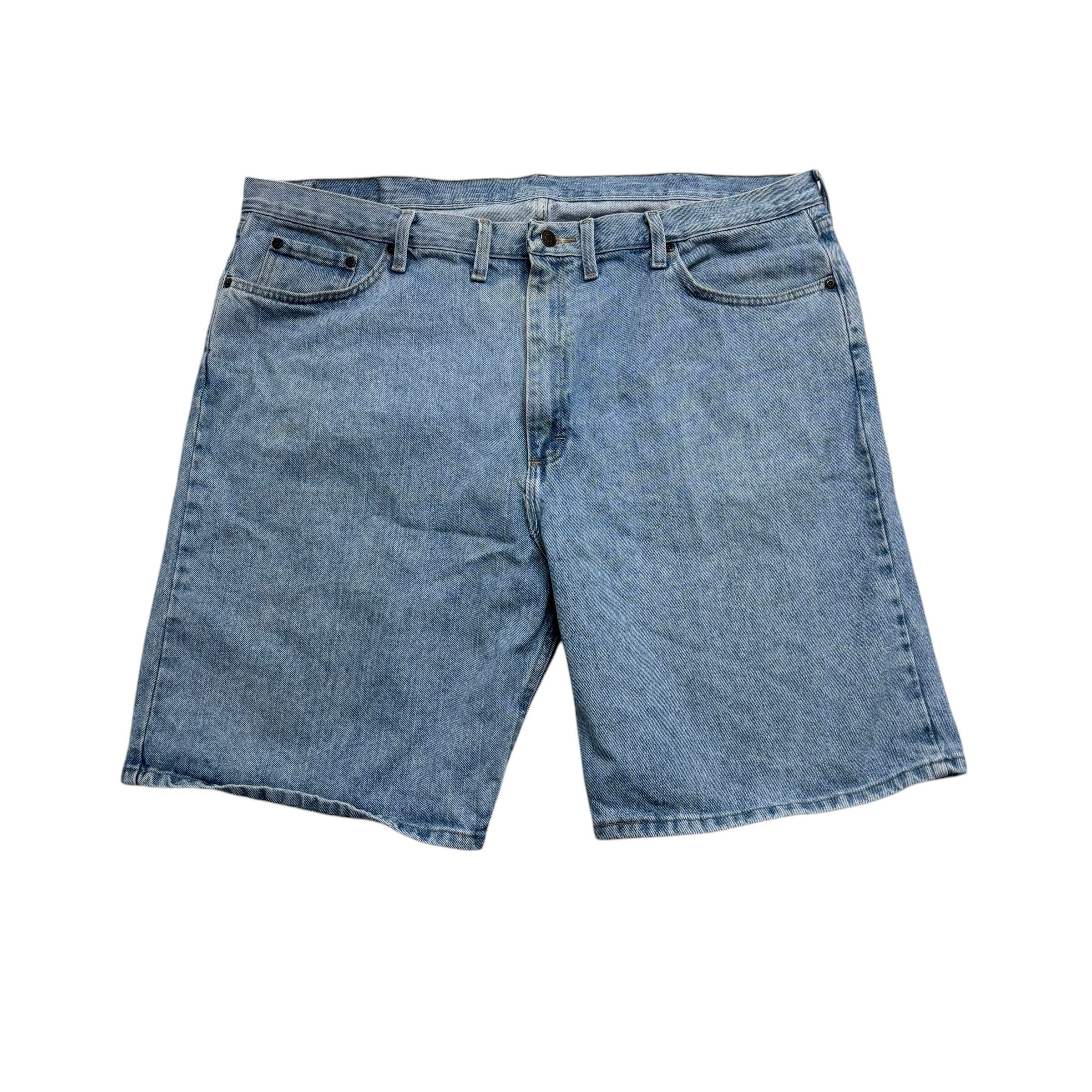 Wrangler Baggy Jorts W44 Mens Denim Shorts Light Blue Relaxed Fit (F)