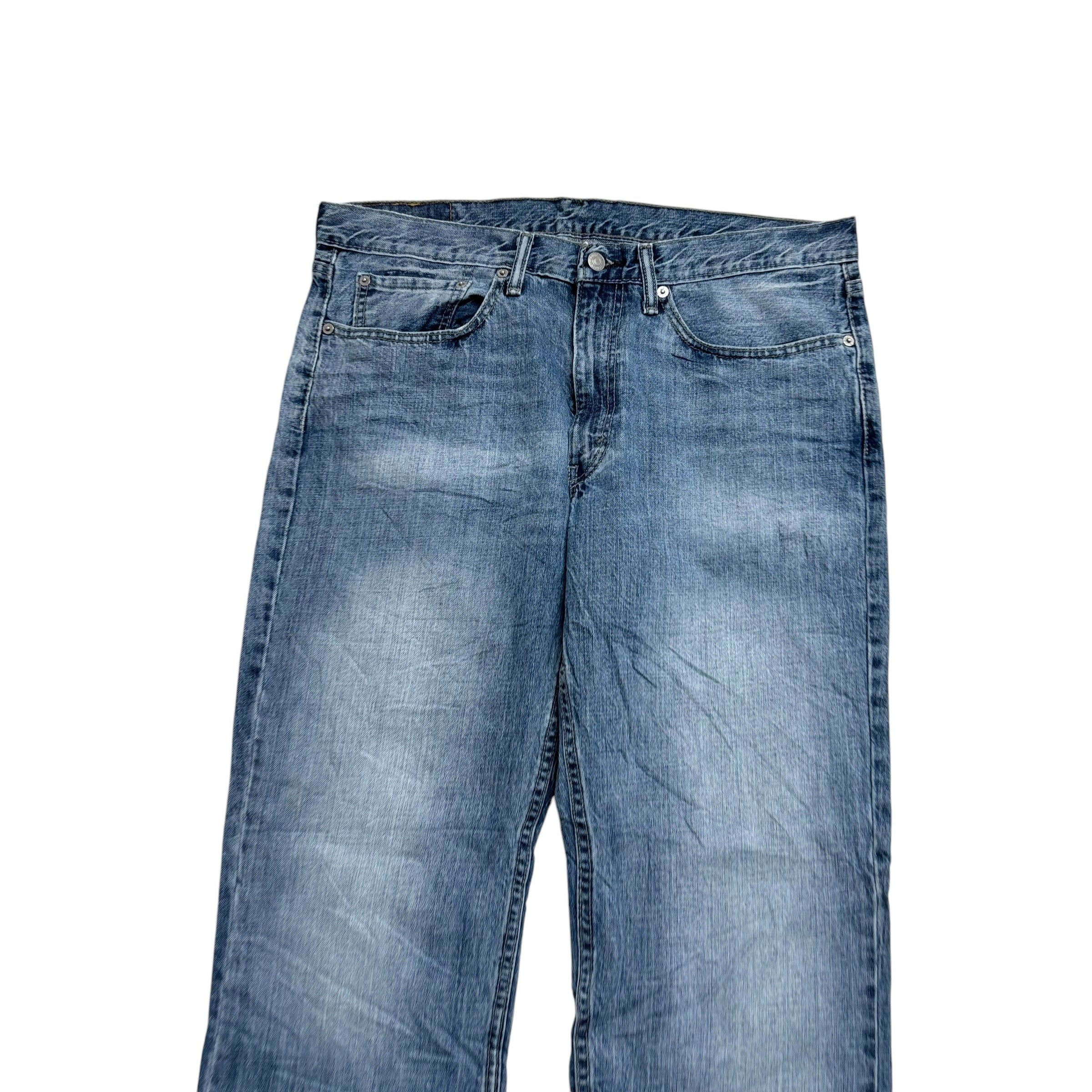 Levis 514 Jeans W36 L32 Mens Mid Blue Regular Straight Fit Denim