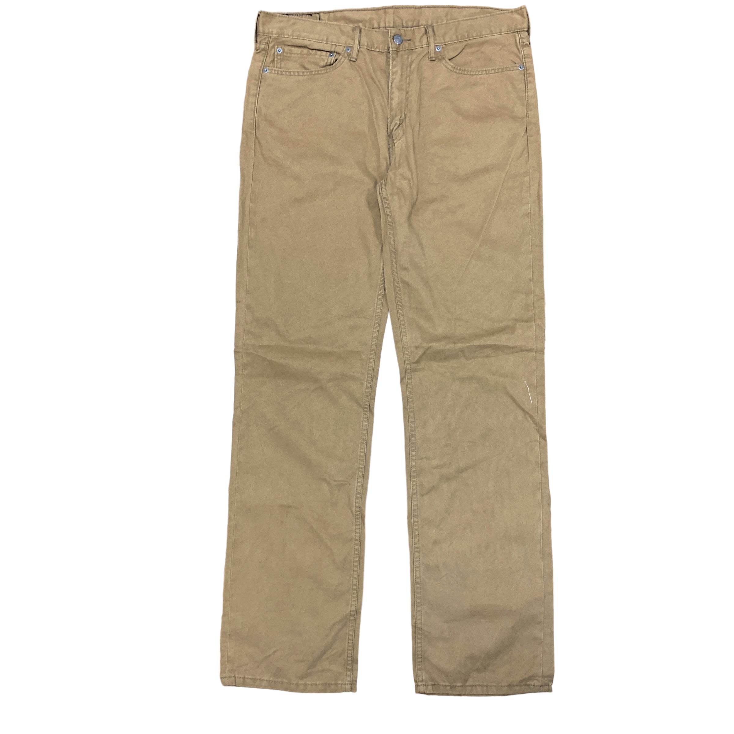 Levis 514 Chino Trousers W38 L34 Mens Tan Regular Straight Fit