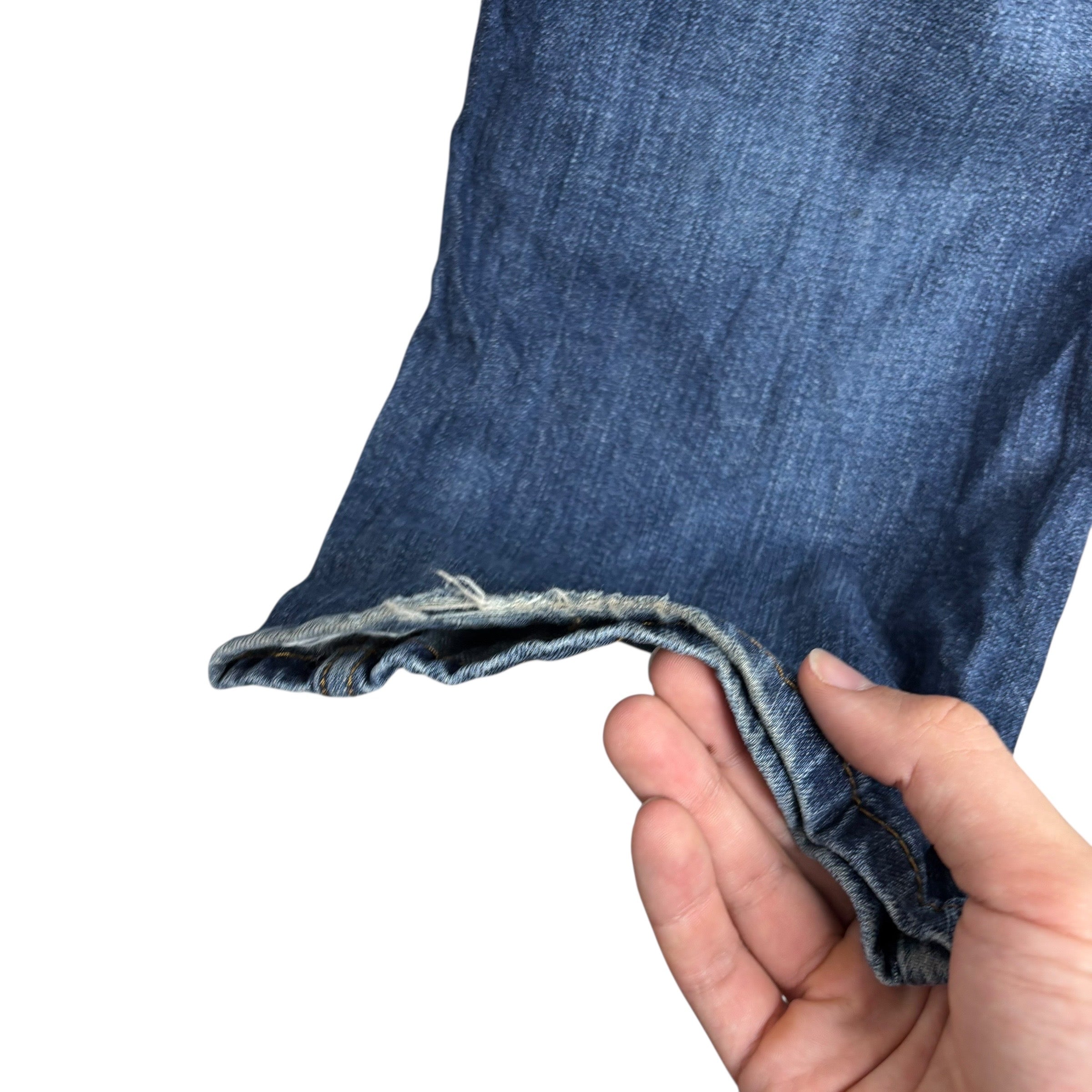 Levis 559 Jeans W33 L30 Mens Mid Blue Relaxed Straight Fit Stretch Denim (F)