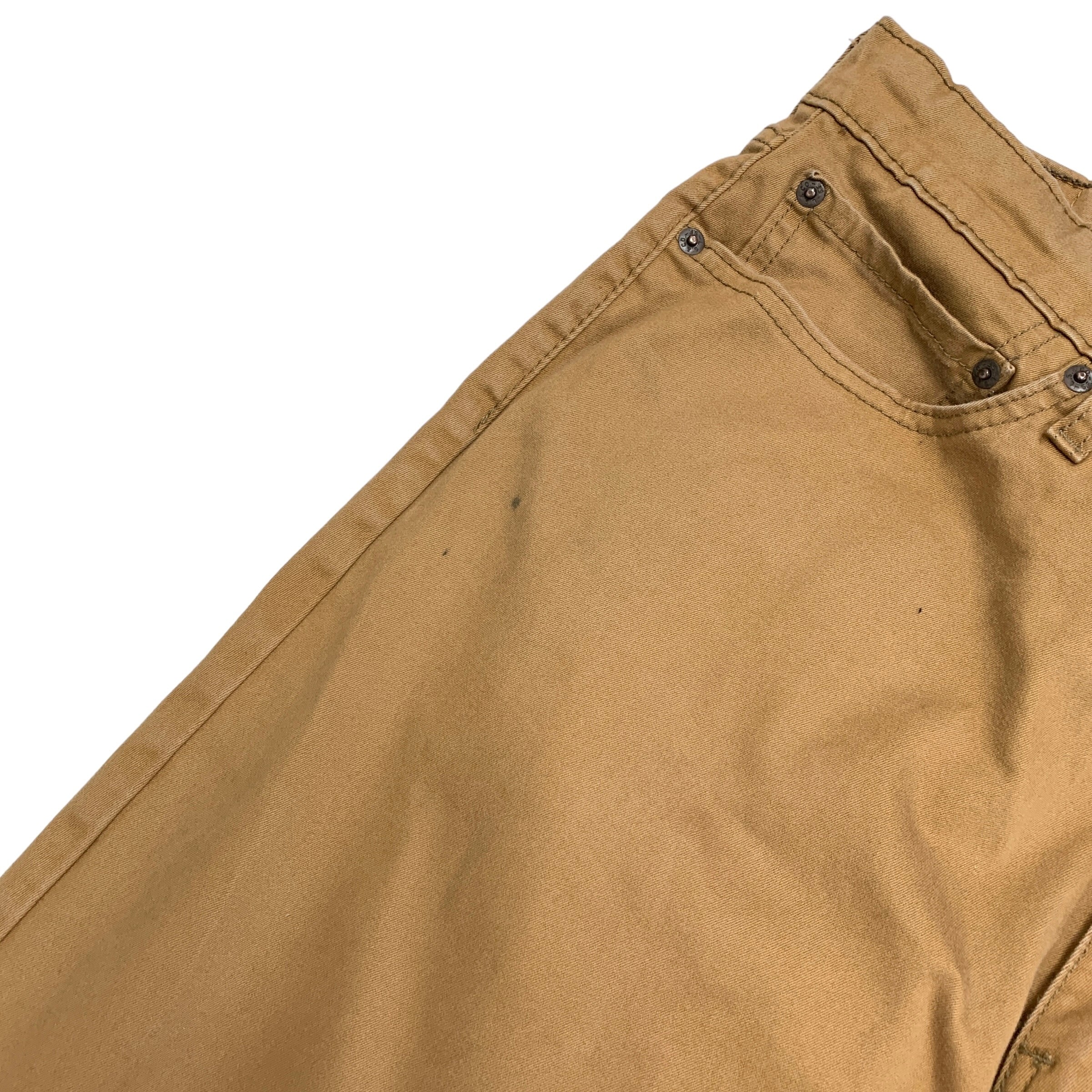 Levis 541 Trousers W38 L31 Mens Golden tan Athletic Taper Fit Stretch Pants