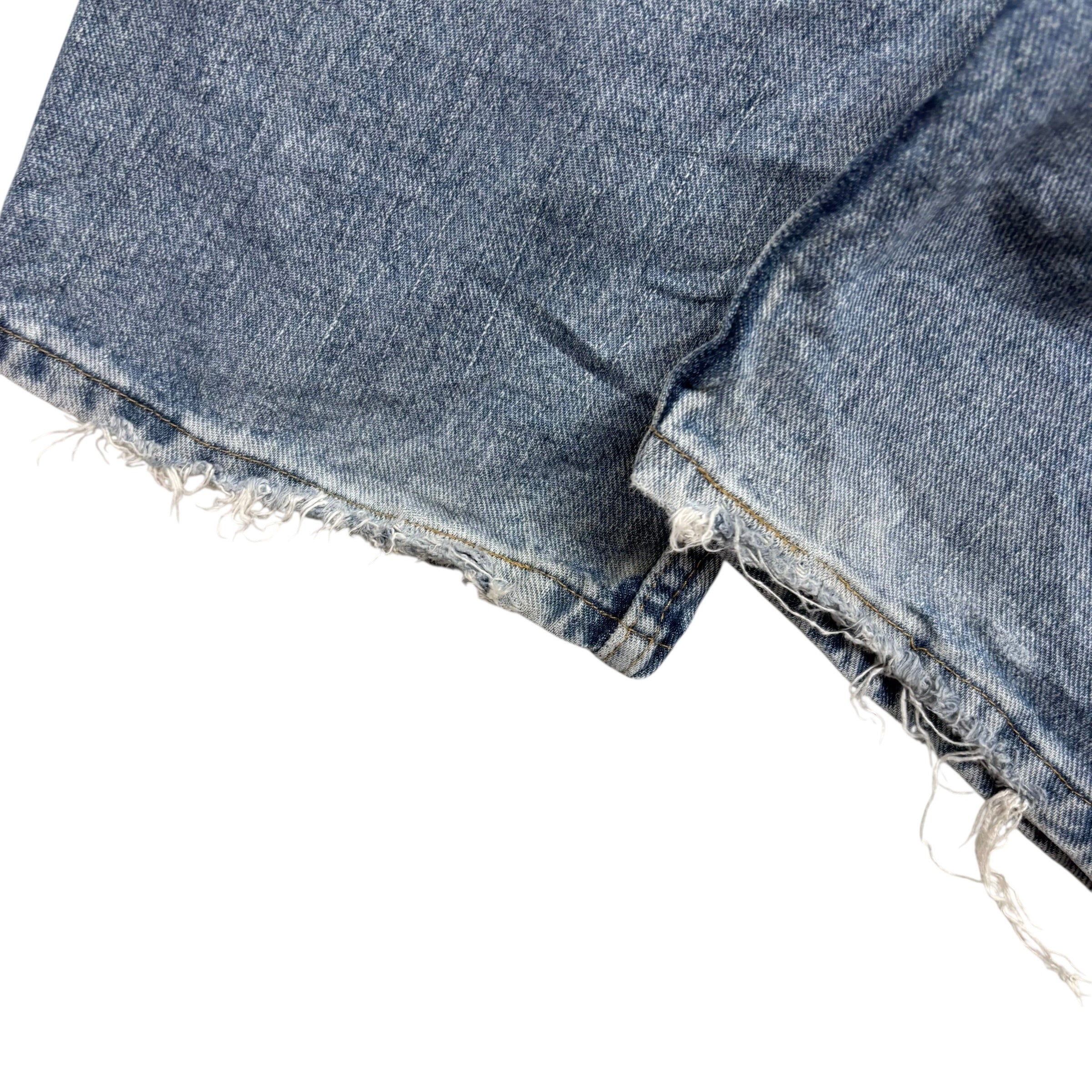 Wrangler Jeans W40 L30 Mens Light Blue Relaxed Straight Fit Denim (F)