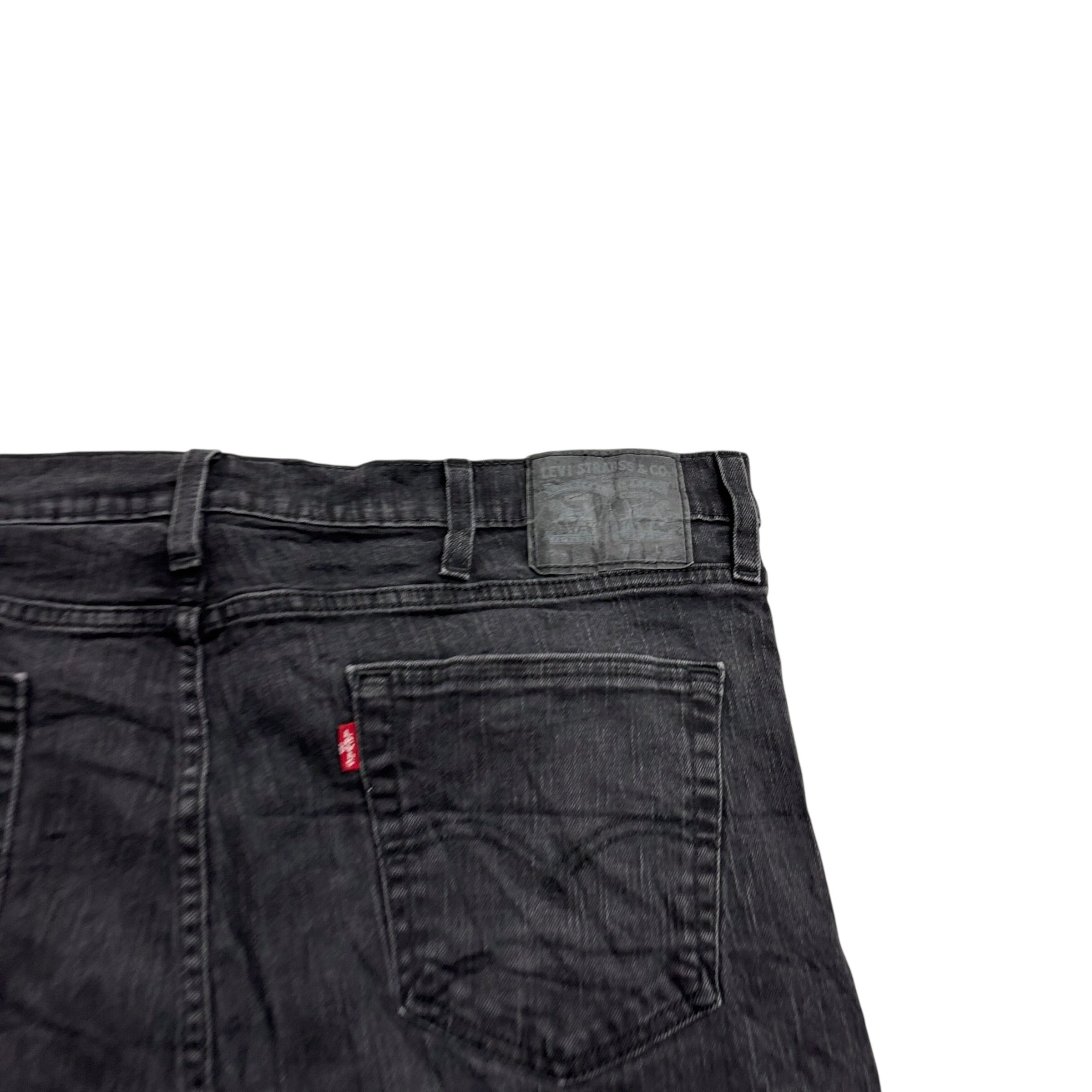 Levis 514 Jeans W40 L31 Mens Black Regular Straight Fit Stretch Denim