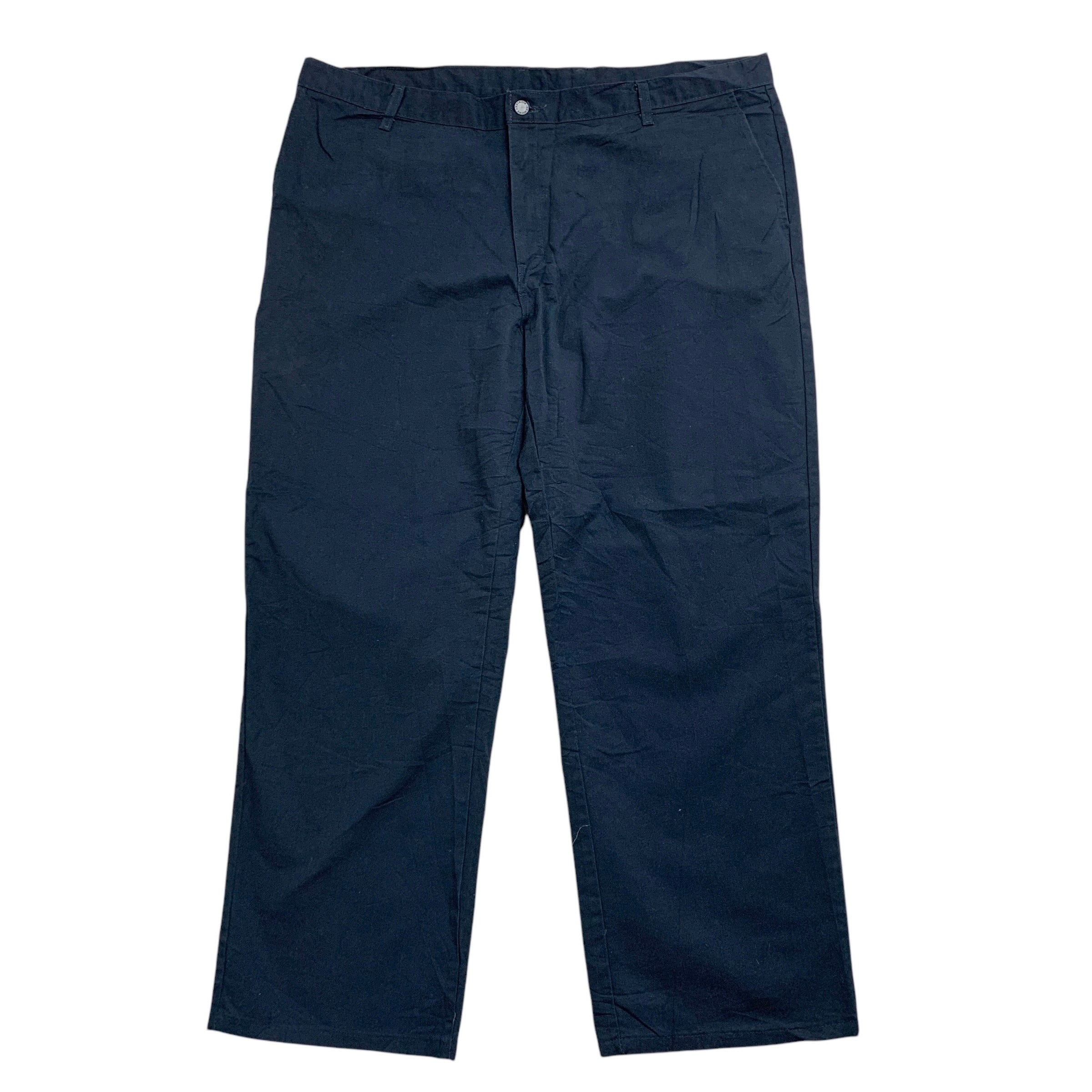 Dickies Trousers W42 L30 Mens Navy Blue Pants Relaxed Straight Fit Workwear
