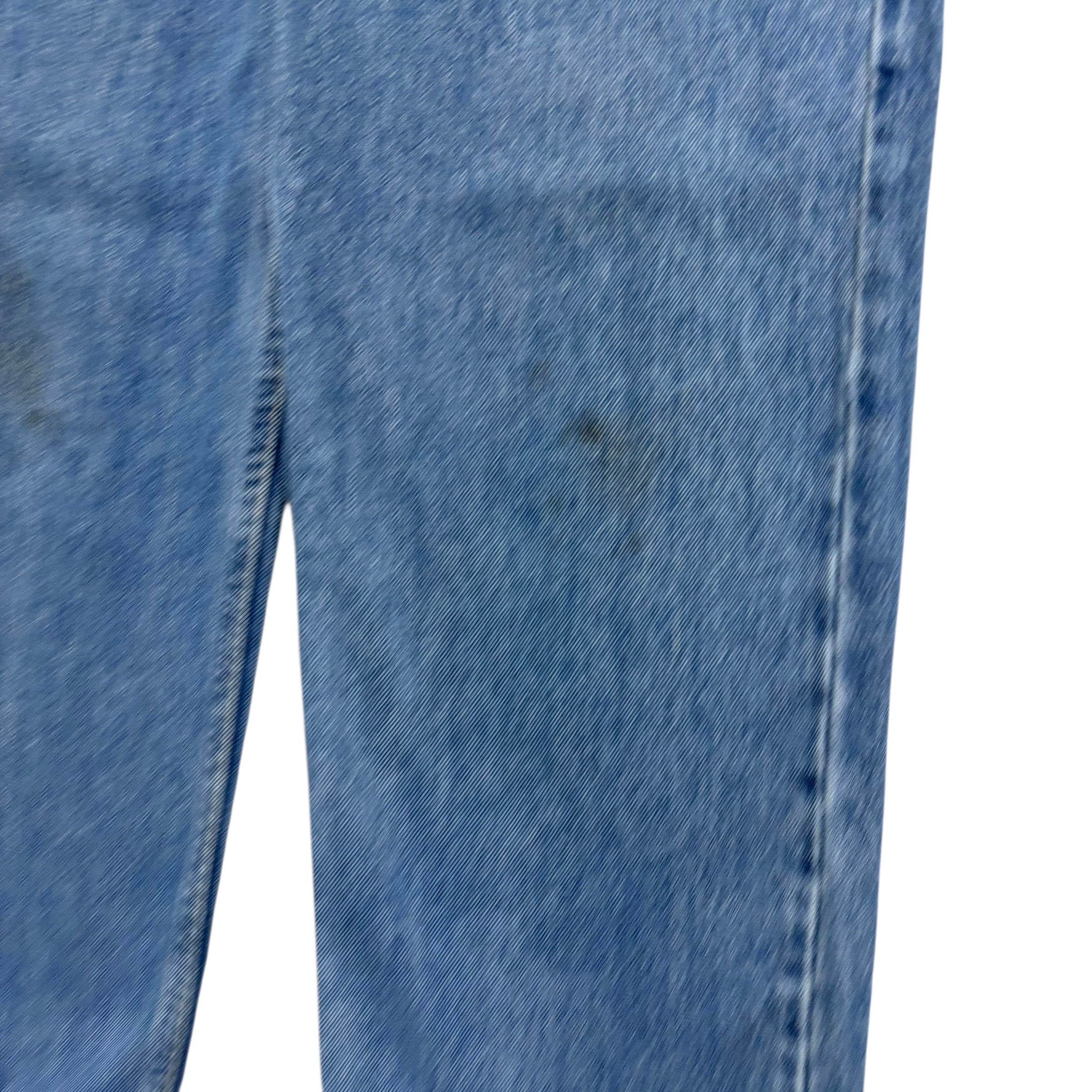 Levis 550 Jeans W30 L34 Mens Mid Blue Relaxed Straight Fit Vintage Denim (F)