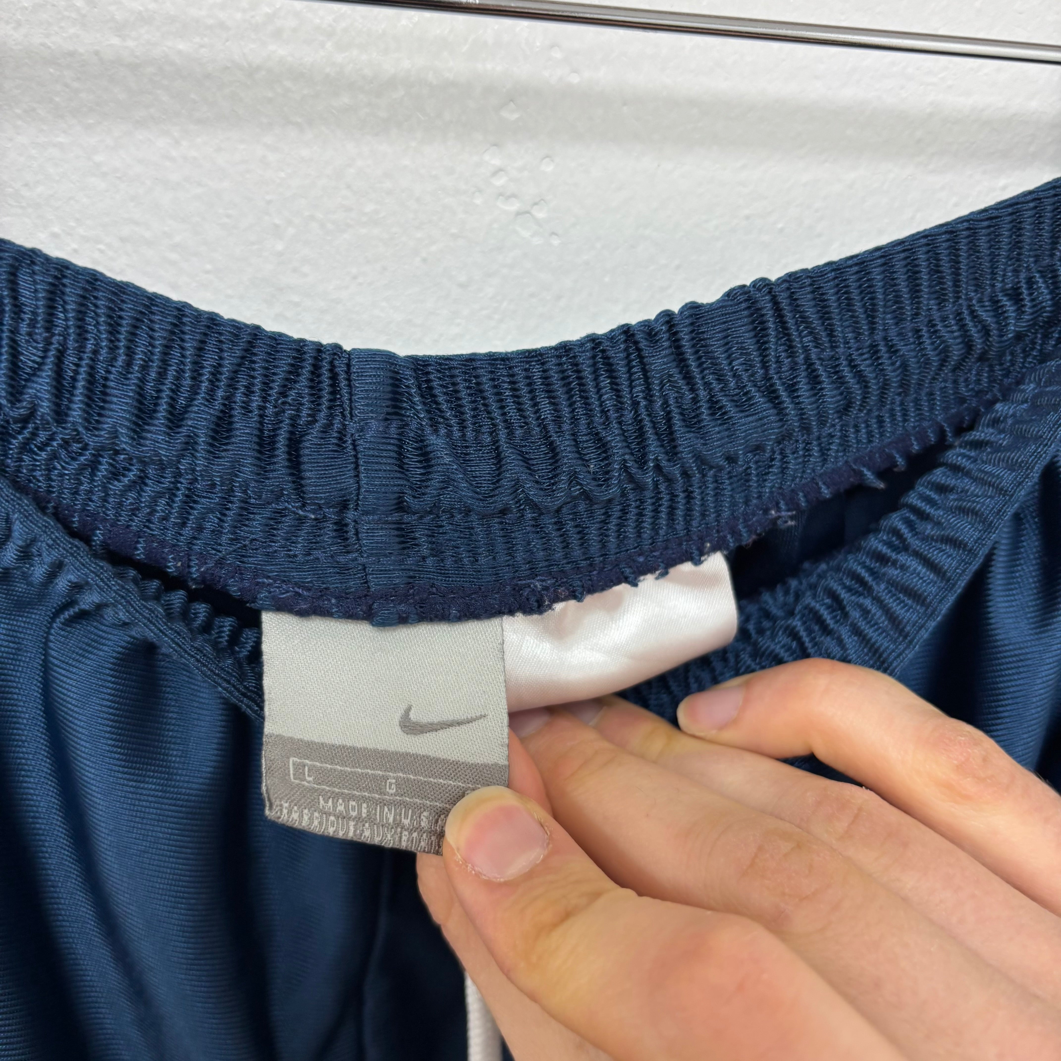 Nike Shorts Mens Large Blue Vintage Running Sports Gym Athletic (E)