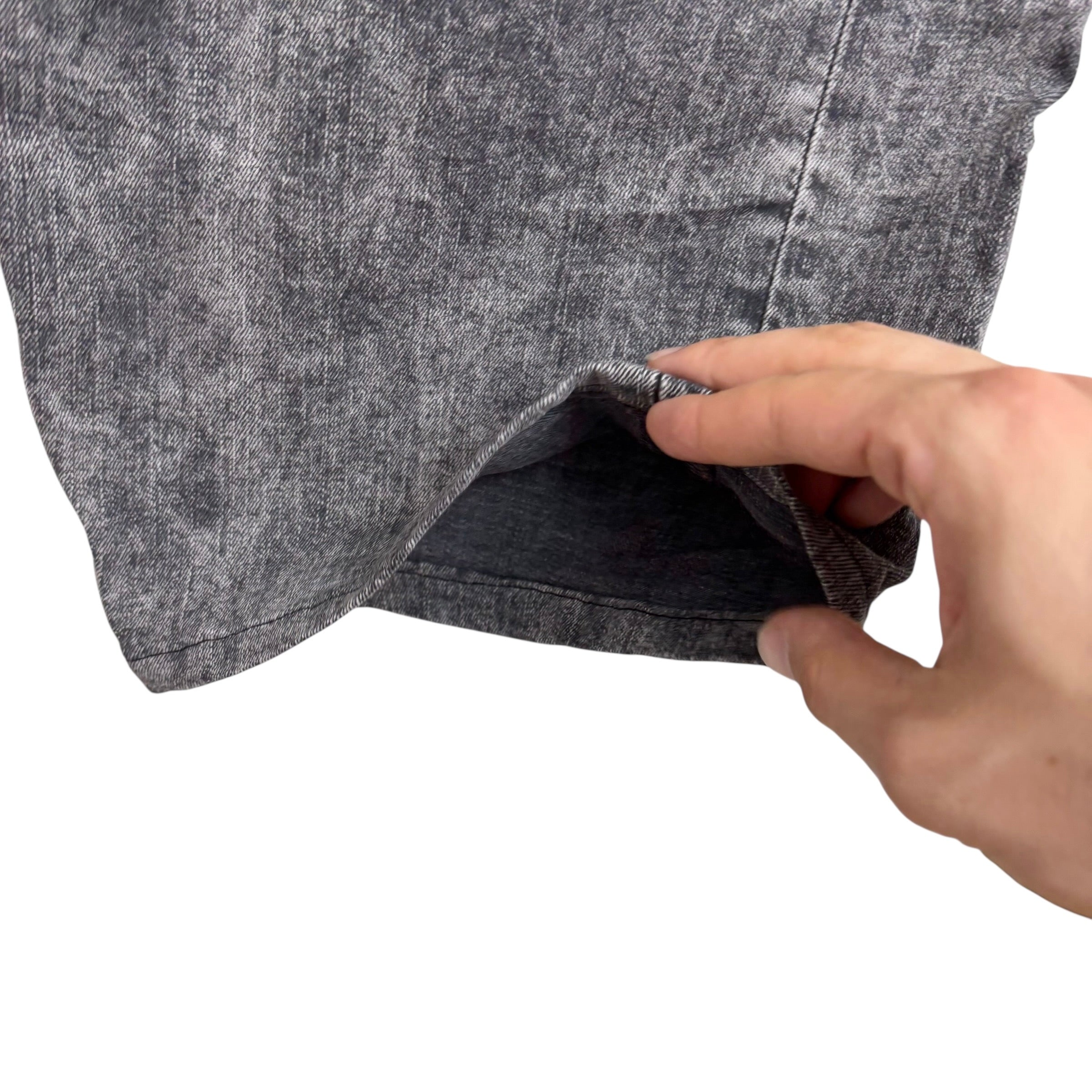 Levis 569 Jeans W44 L25 Mens Grey Baggy Relaxed Straight Fit Stretch Denim