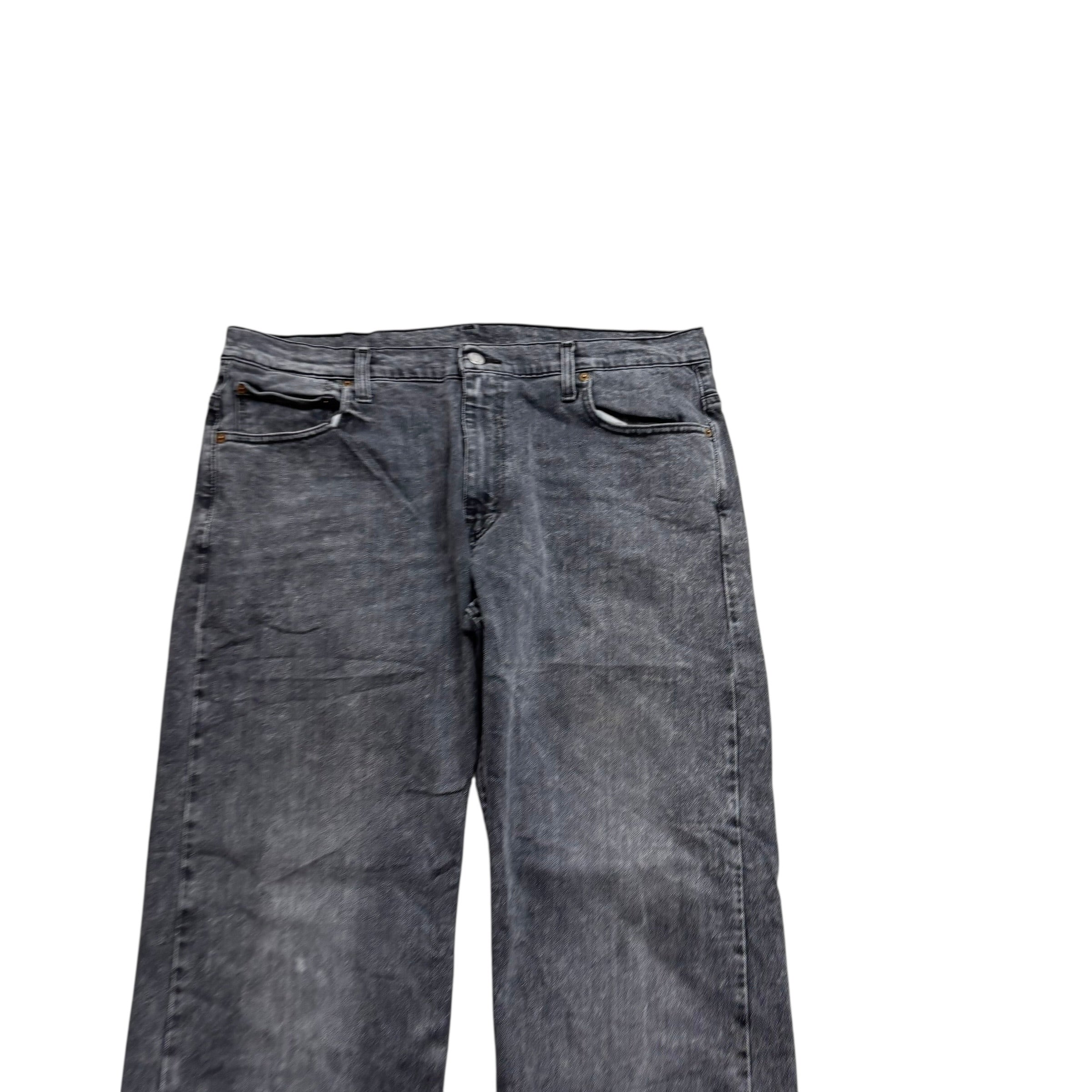 Levis 569 Jeans W36 L32 Mens Grey Baggy Relaxed Straight Fit Stretch Denim