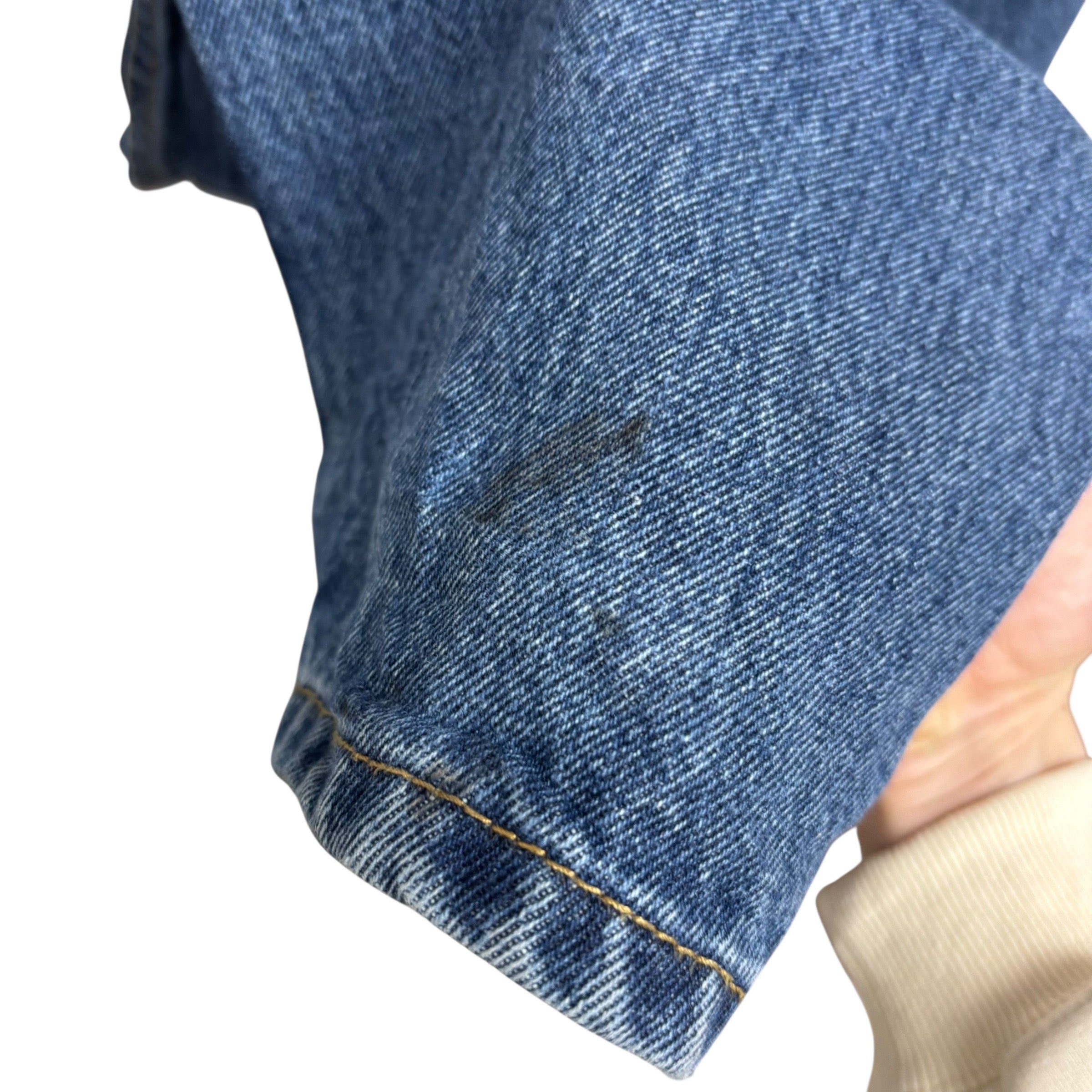 Levis 560 Jeans W52 L34 Mens Mid Blue Baggy Relaxed Comfort Fit Denim