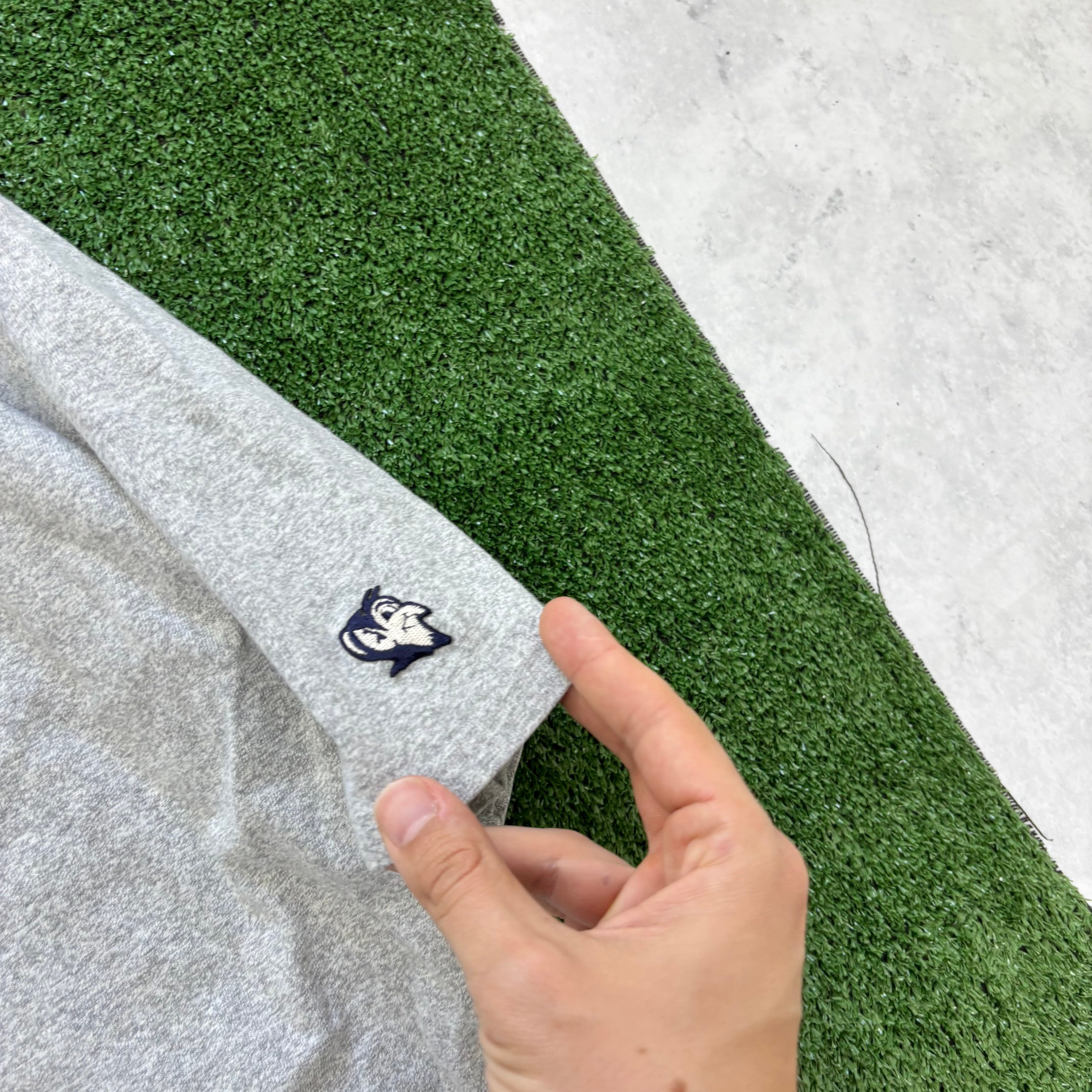 Vintage T Shirt Mens 3XL Grey Single Stitch Graphic Print 90s USA College (E)