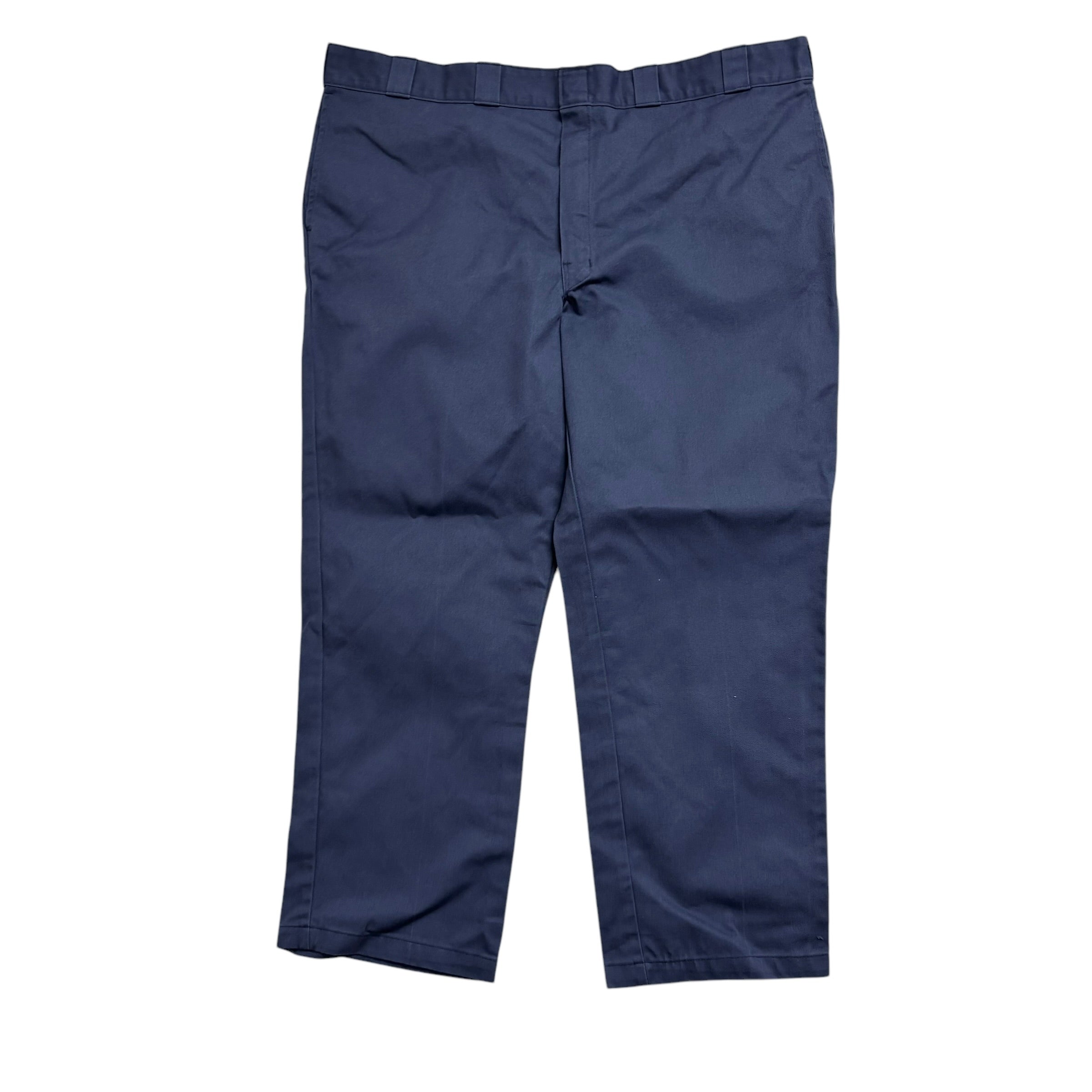 Dickies 874 Trousers W46 L30 Mens Blue Pants Original Straight Fit Workwear