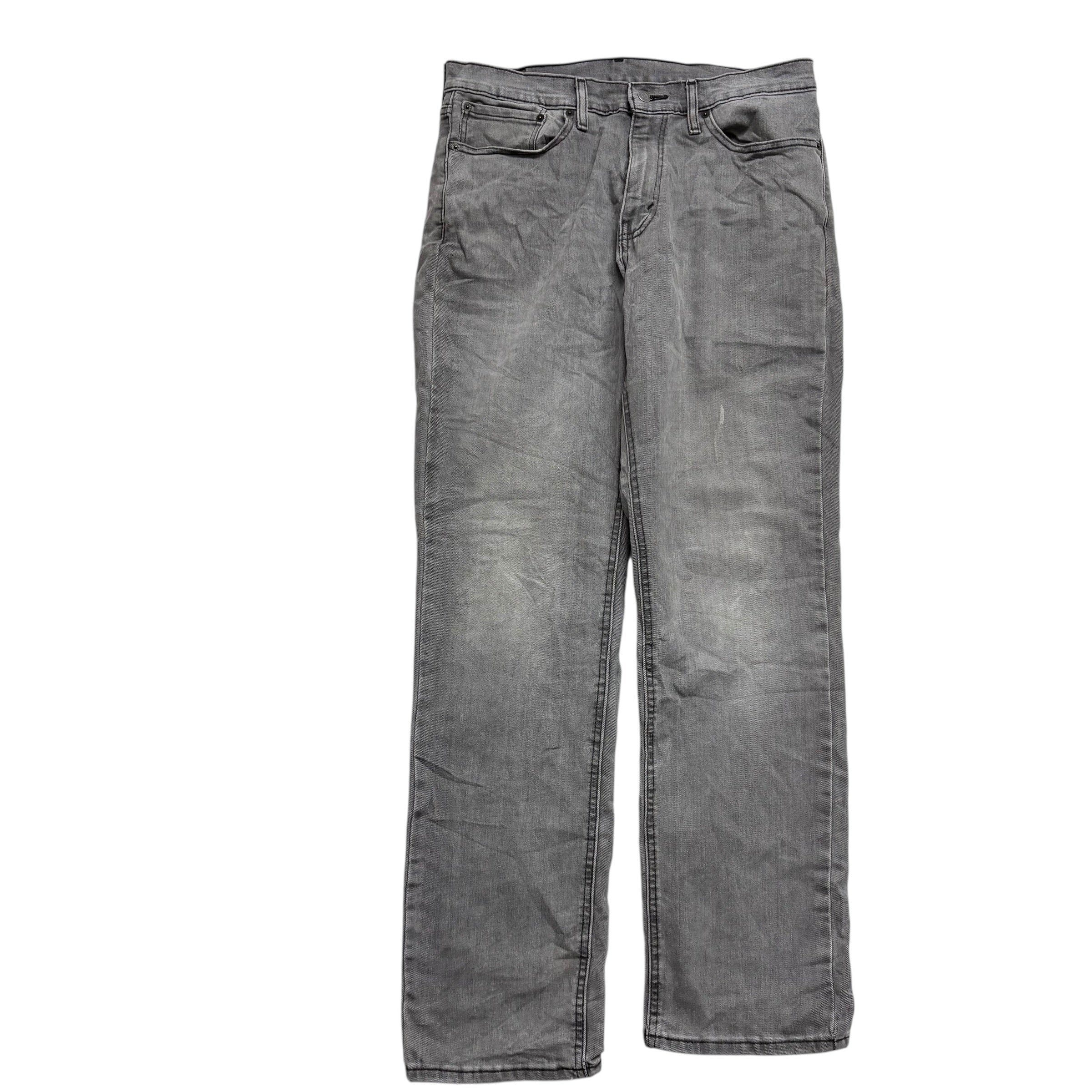 Levis 541 Jeans W34 L34 Mens Grey Athletic Tapered Fit Stretch Denim