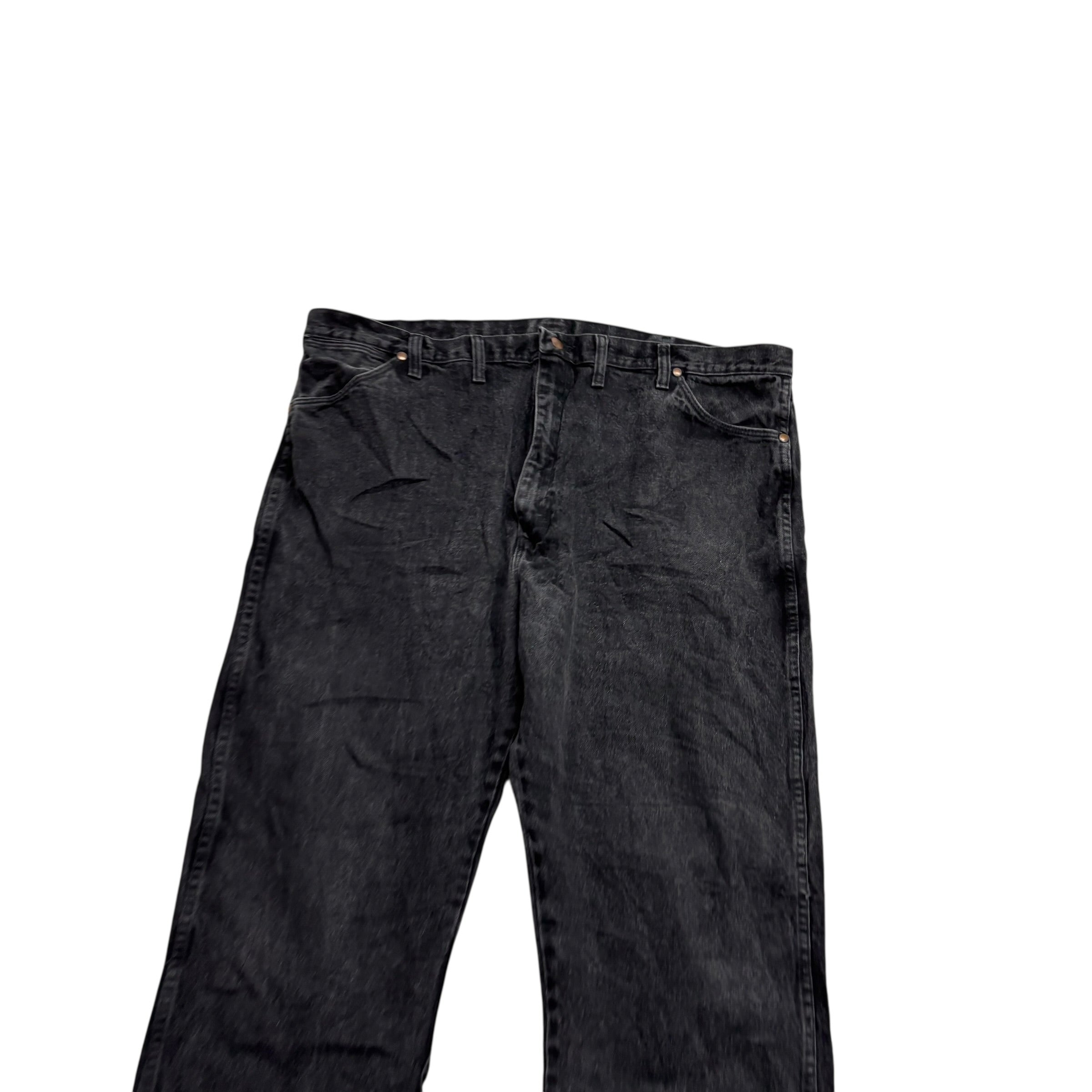 Wrangler Jeans Cowboy Cut W44 L32 Mens Black 13MWZ Original Fit Denim