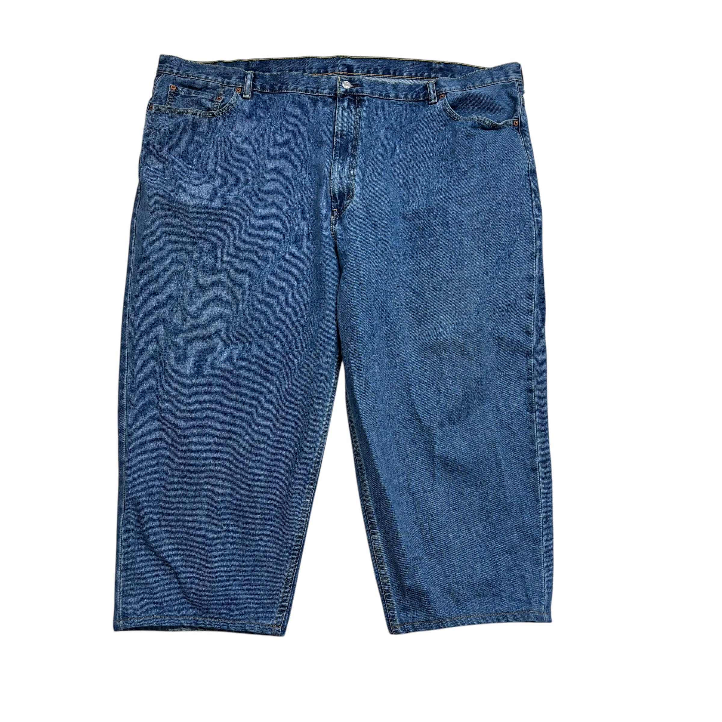 Levis 560 Jeans W52 L25 Mens Mid Blue Baggy Relaxed Comfort Fit Denim (E)