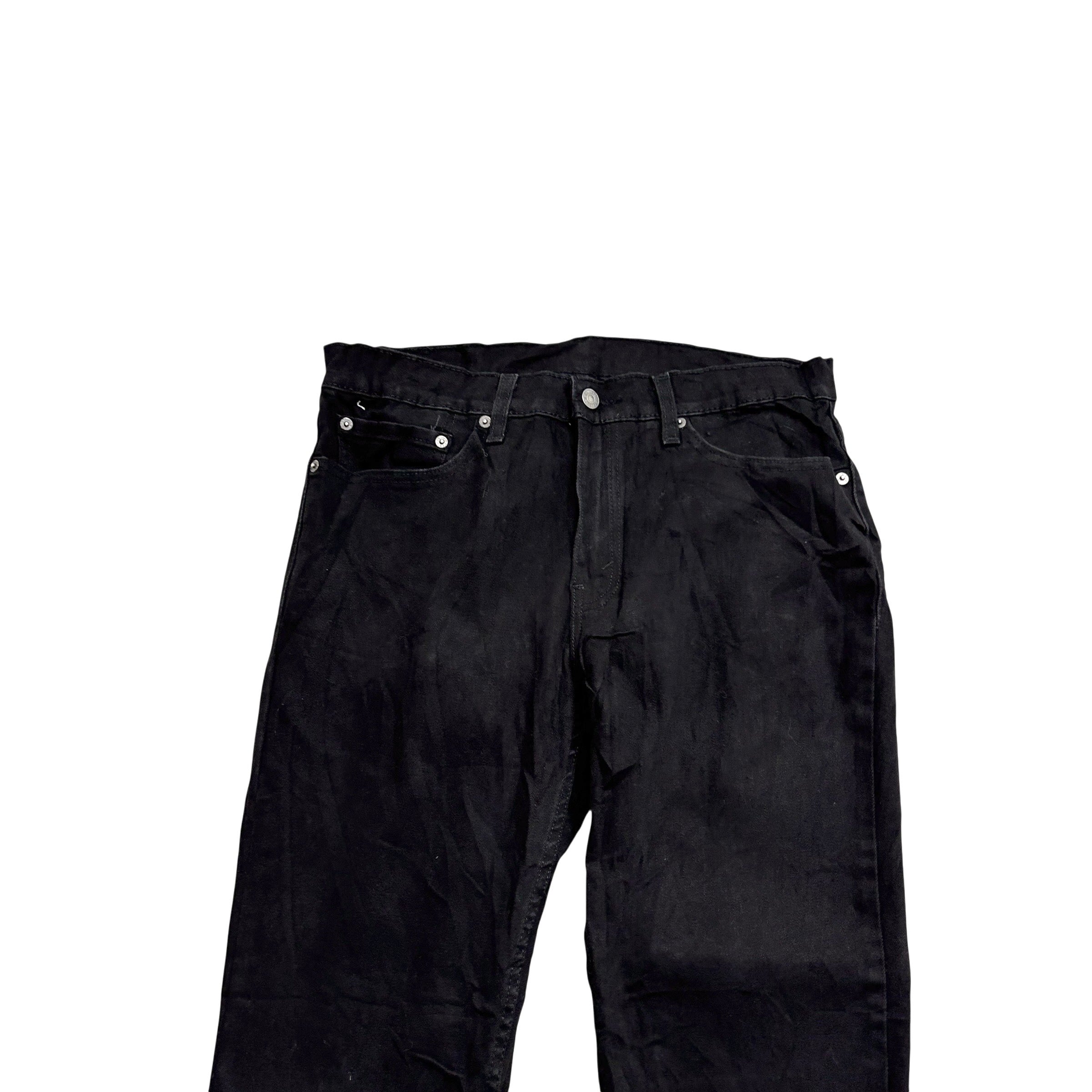Levis 511 Jeans W34 L29 Mens Black Slim Fit Stretch Denim (E)