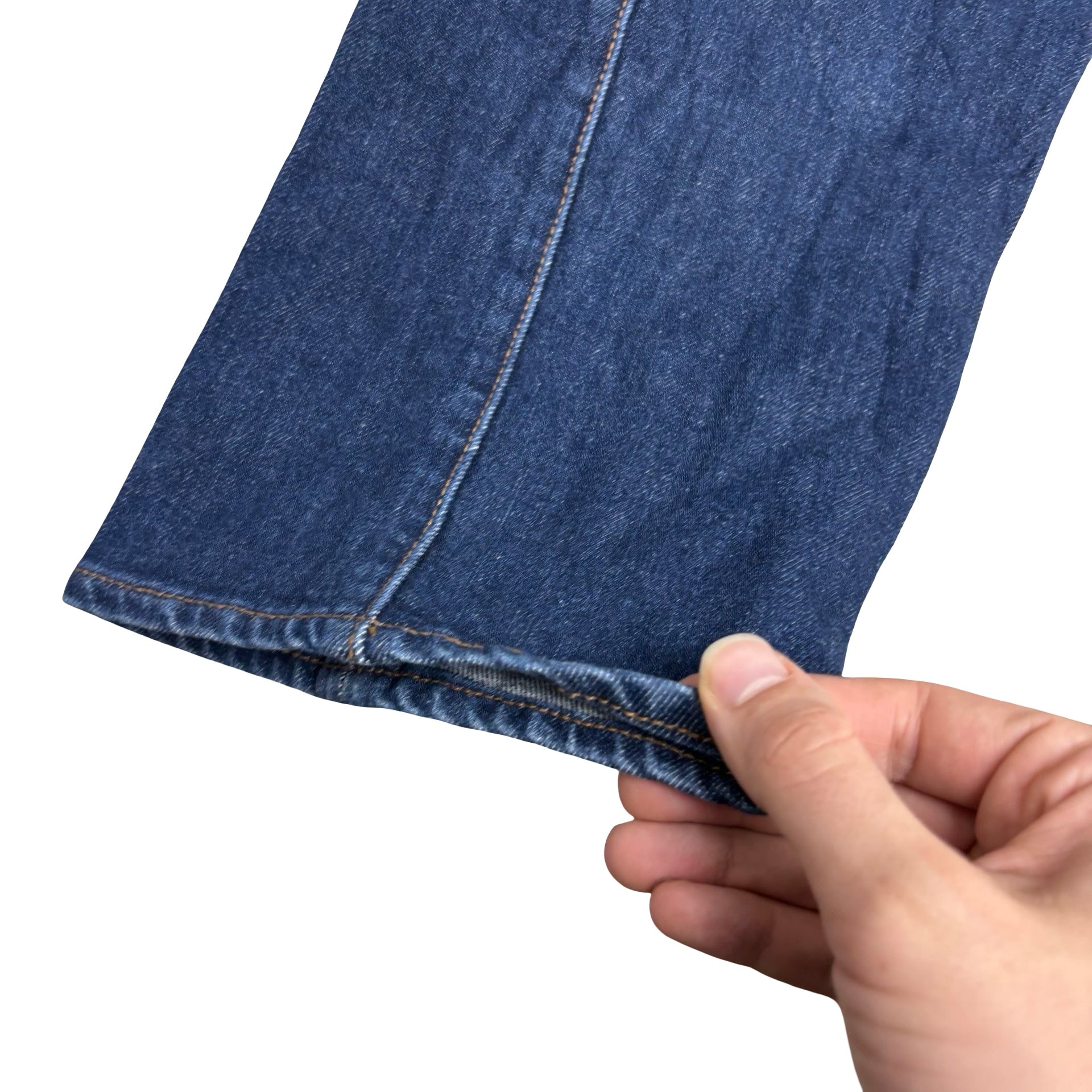 Levis 502 Engineered Jeans W36 L30 Mens Dark Blue Twisted Tapered Stretch (E)