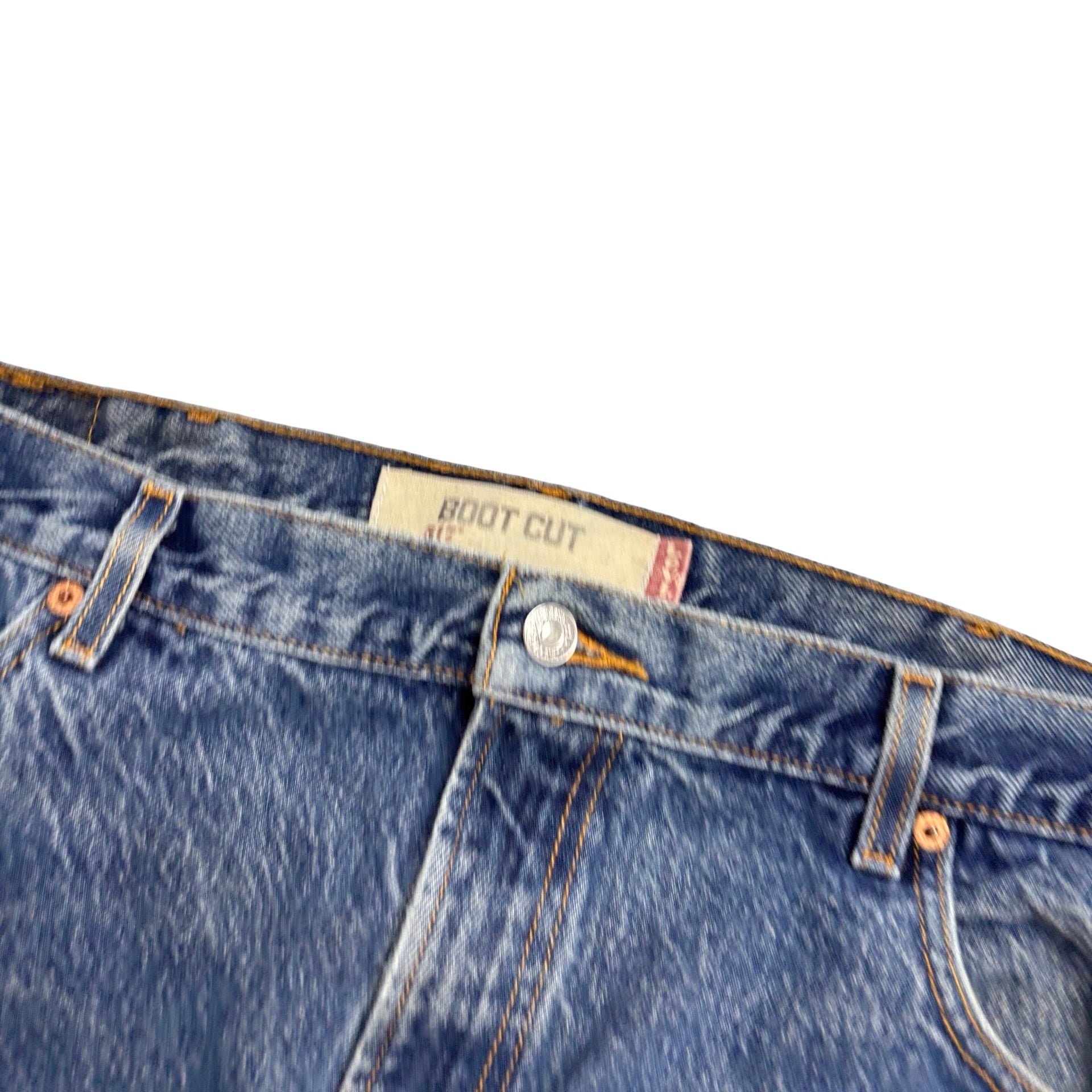 Levis 517 Jeans W40 L30 Mens Mid Blue Regular Bootcut Fit Vintage Denim (F)