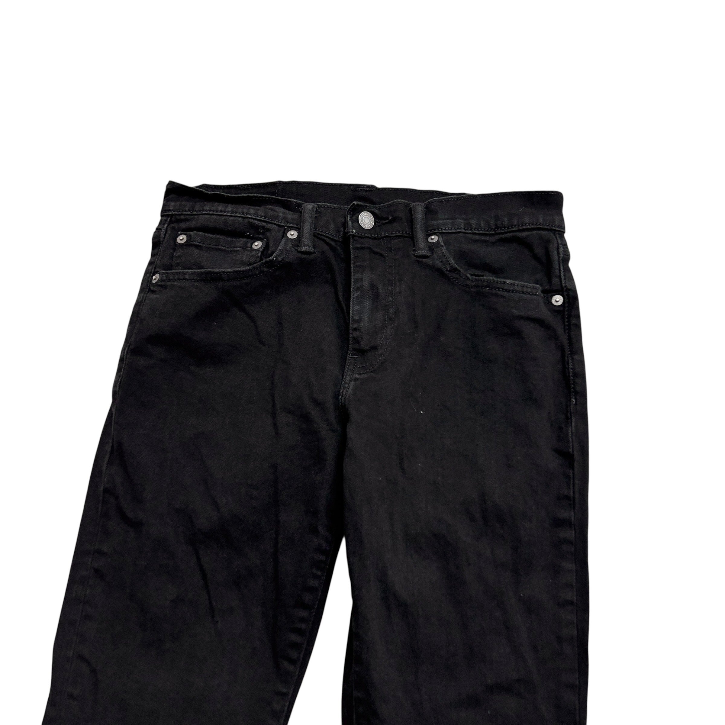 Levis 511 Jeans W30 L30 Mens Black Slim Fit Stretch Denim (E)