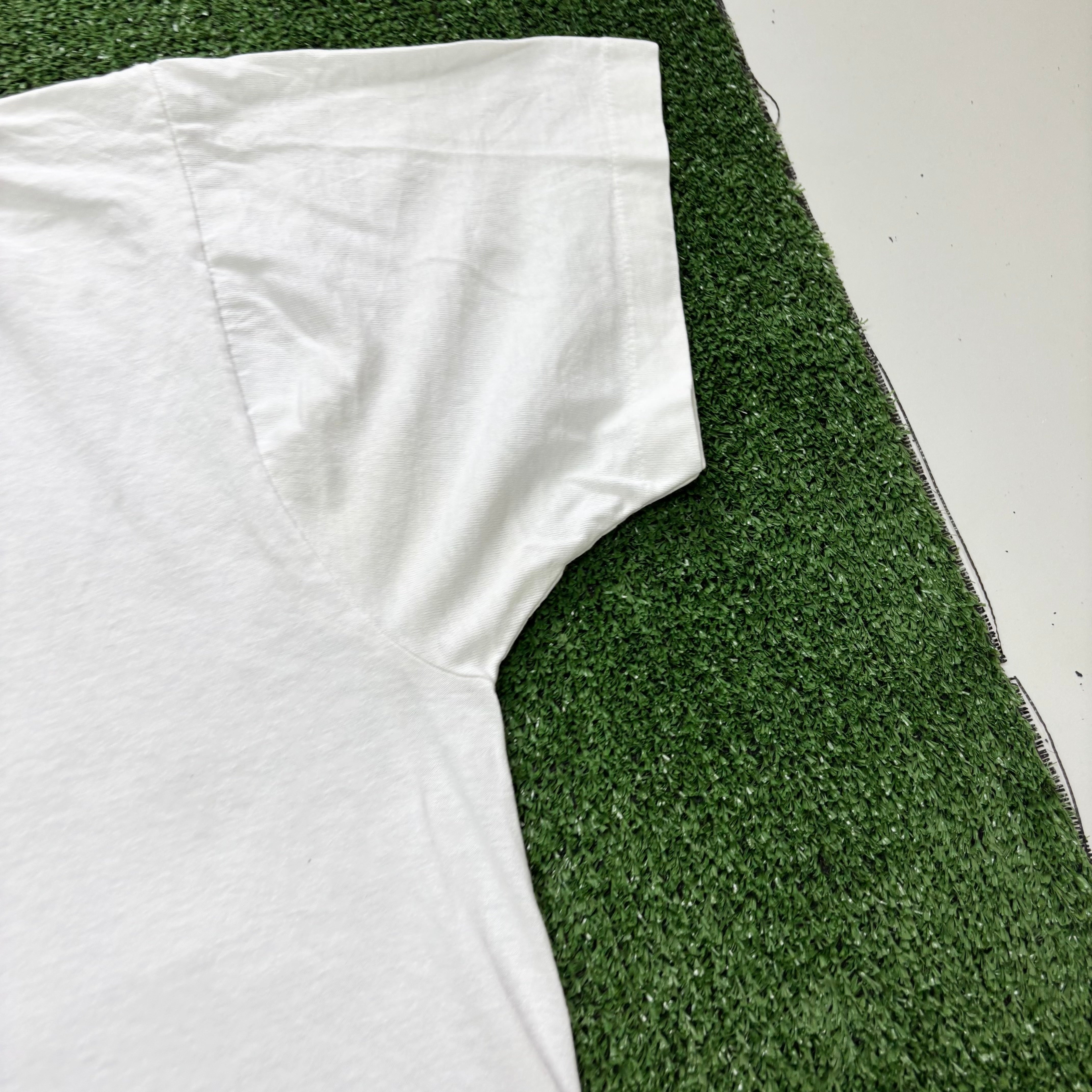 Vintage T Shirt Mens XL White Single Stitch Graphic Print 90s USA