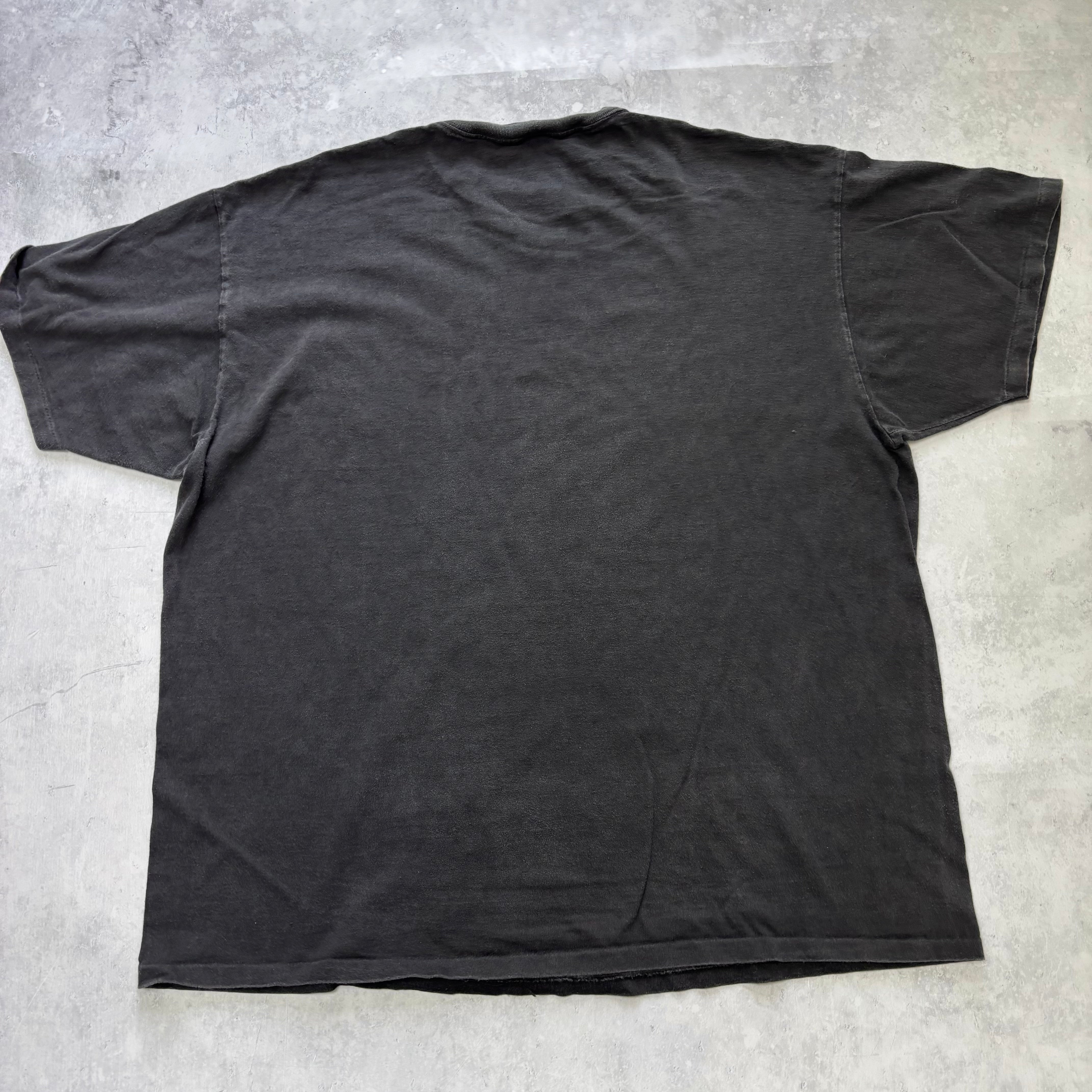 Vintage T Shirt Mens XXL Black Single Stitch Graphic Print 90s USA (F)