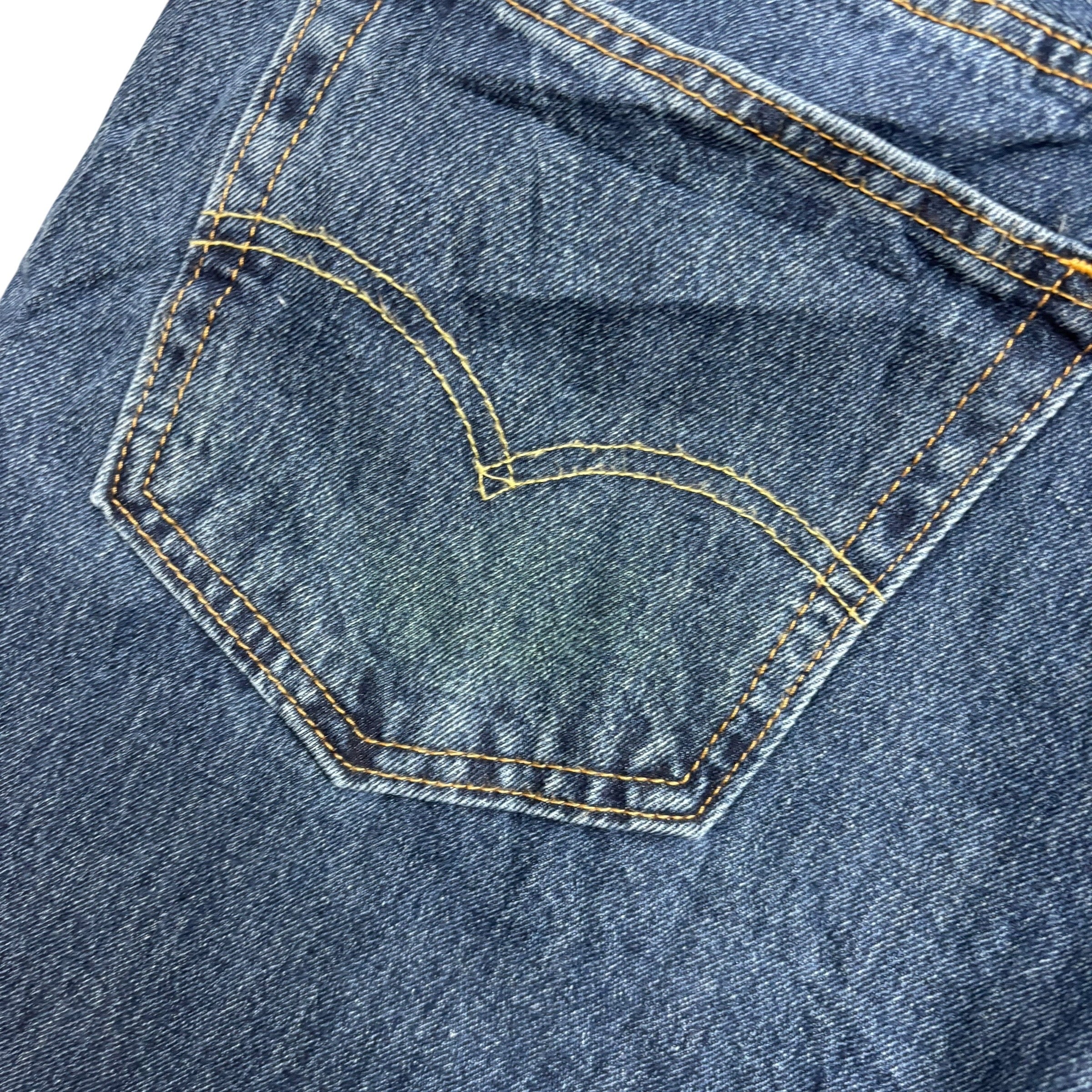 Levis 550 Jeans W44 L32 Mens Mid Blue Baggy Relaxed Straight Fit Denim