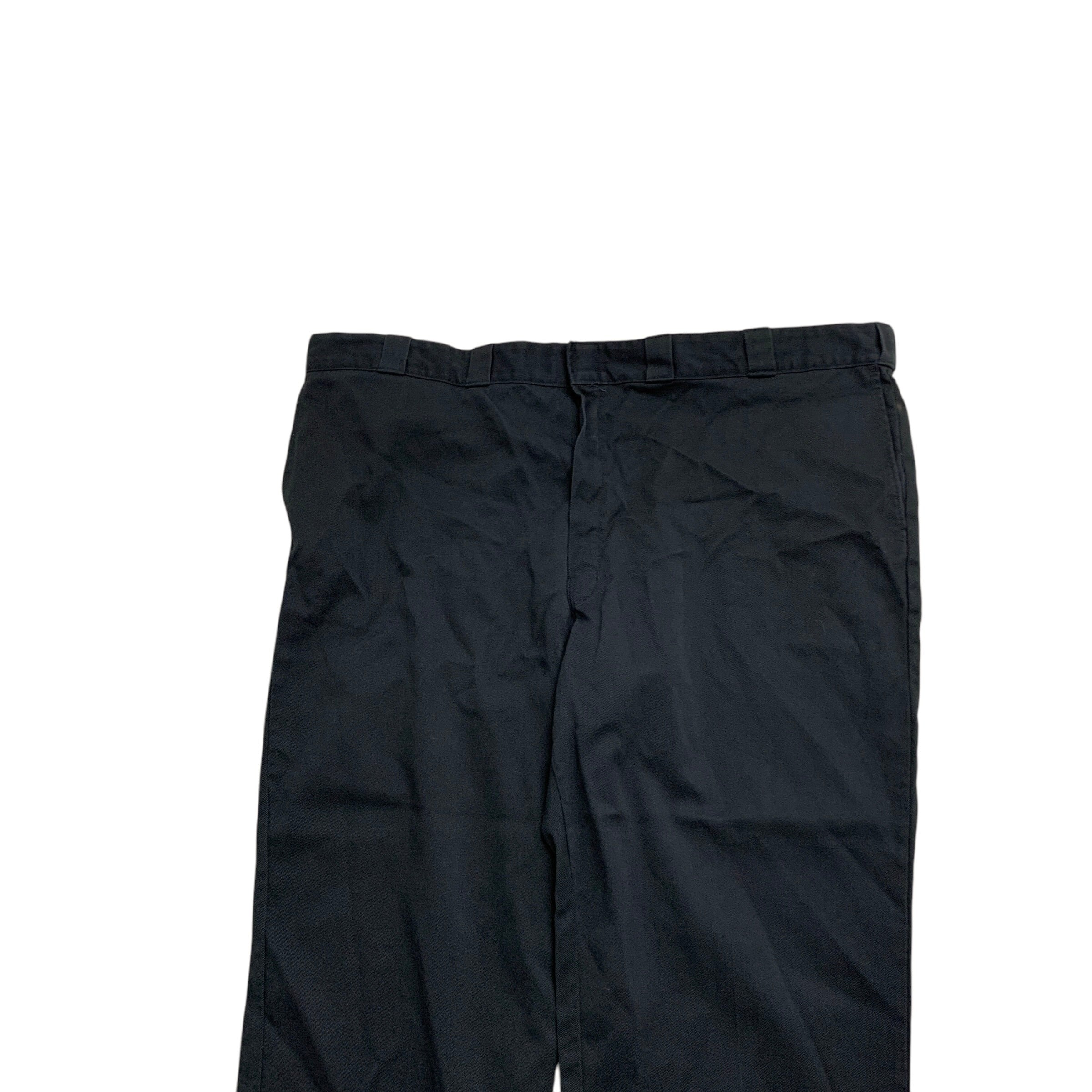 Dickies 874 Trousers W50 L32 Mens Black Pants Original Straight Fit Workwear