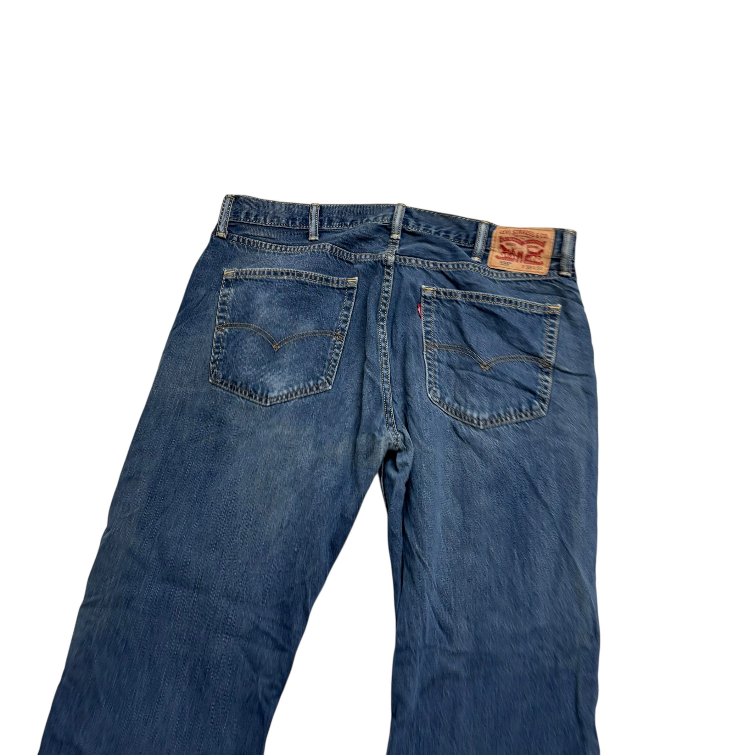 Levis 559 Jeans W38 L30 Mens Mid Blue Baggy Relaxed Straight Fit Denim