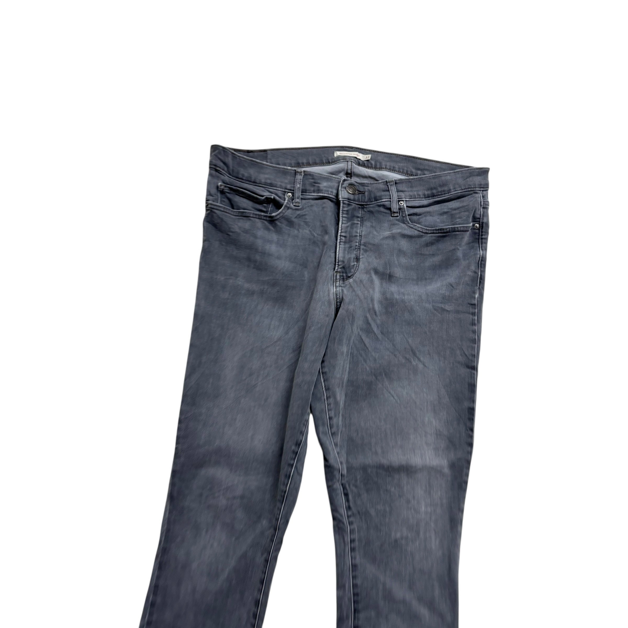 Levis 311 Jeans W33 L29 Womens Shaping Skinny Grey Stretch Denim