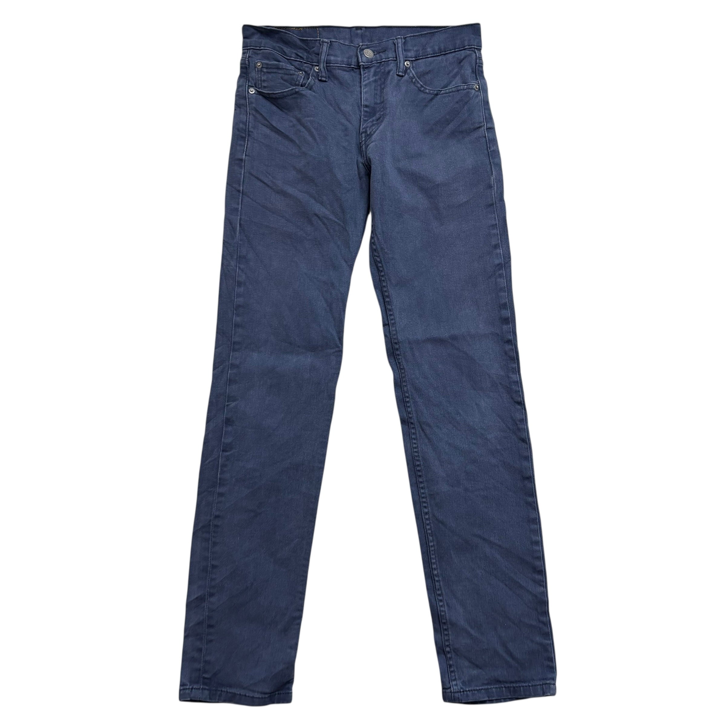 Levis 511 Trousers W29 L32 Mens Blue Slim Fit Stretch Cotton Pants