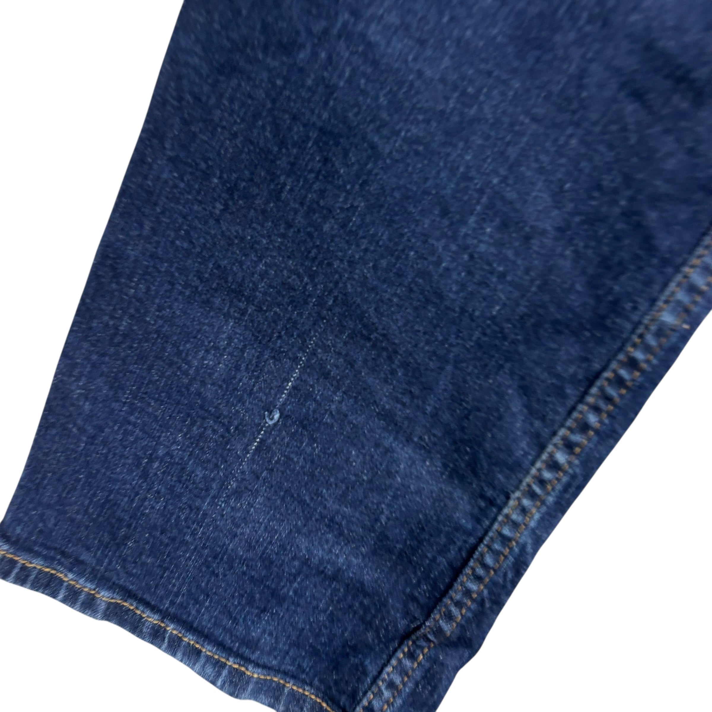 Levis 514 Jeans W34 L32 Mens Dark Blue Regular Straight Fit Stretch Denim