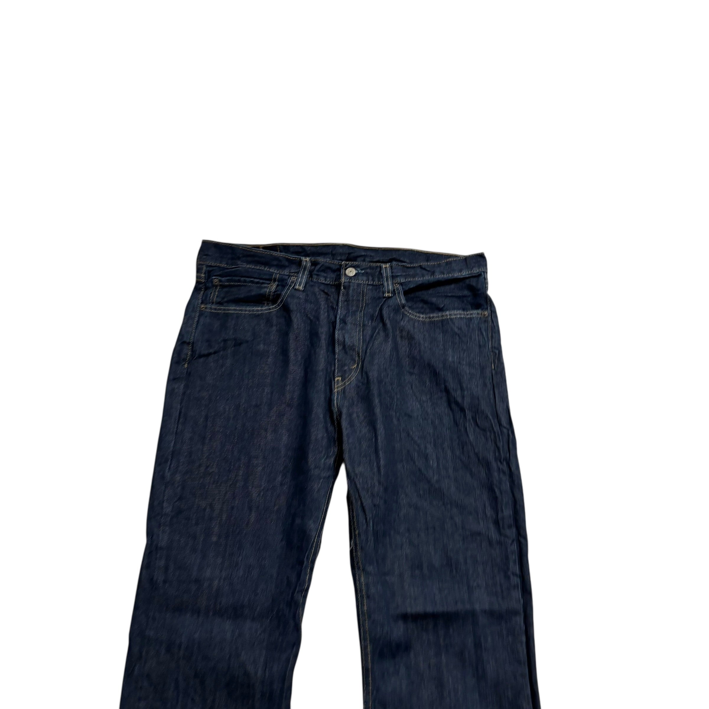 Levis 527 Jeans W36 L32 Mens Dark Blue Slim Bootcut Fit Denim (E)