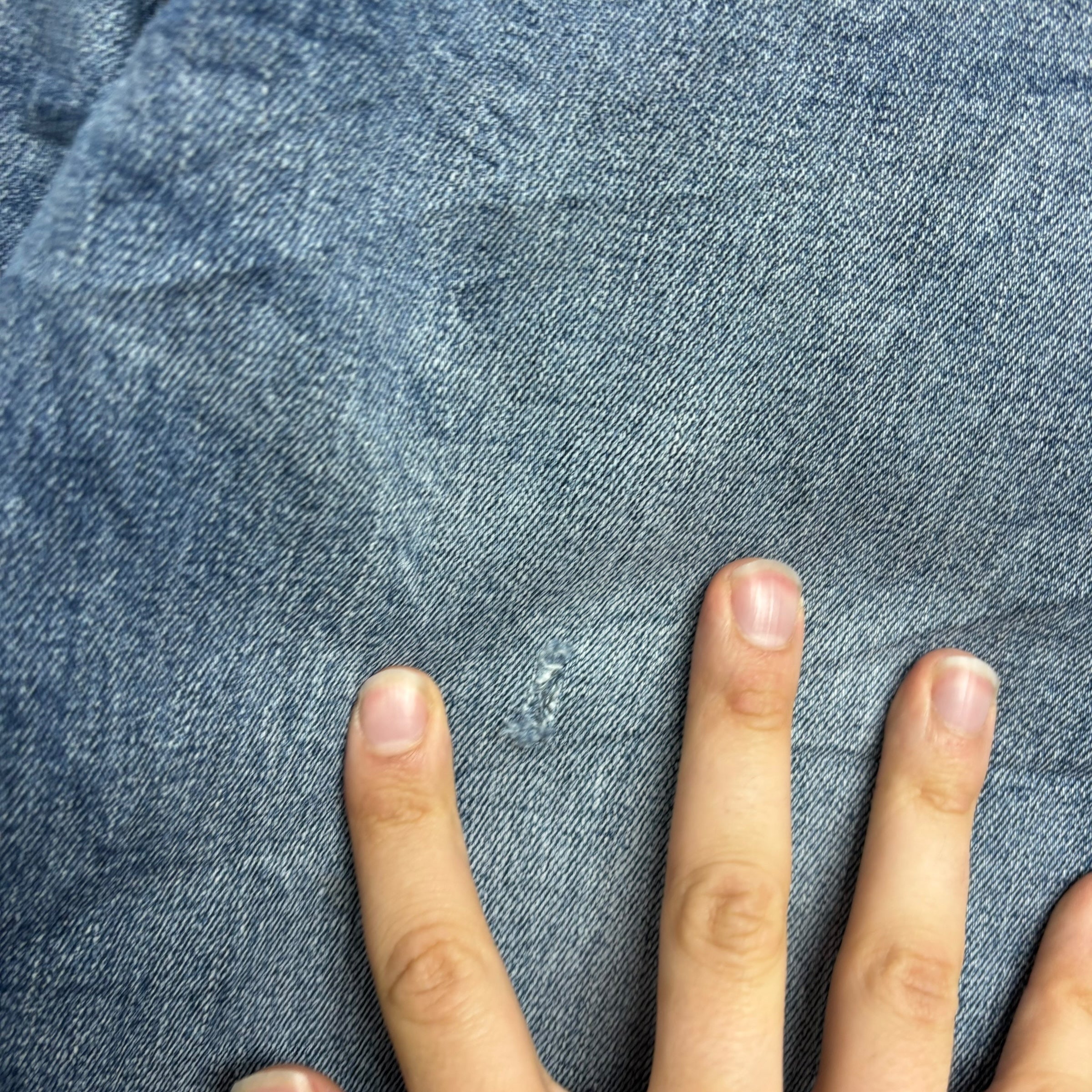 Levis 541 Jeans W34 L34 Mens Mid Blue Athletic Tapered Fit Stretch Denim (F)