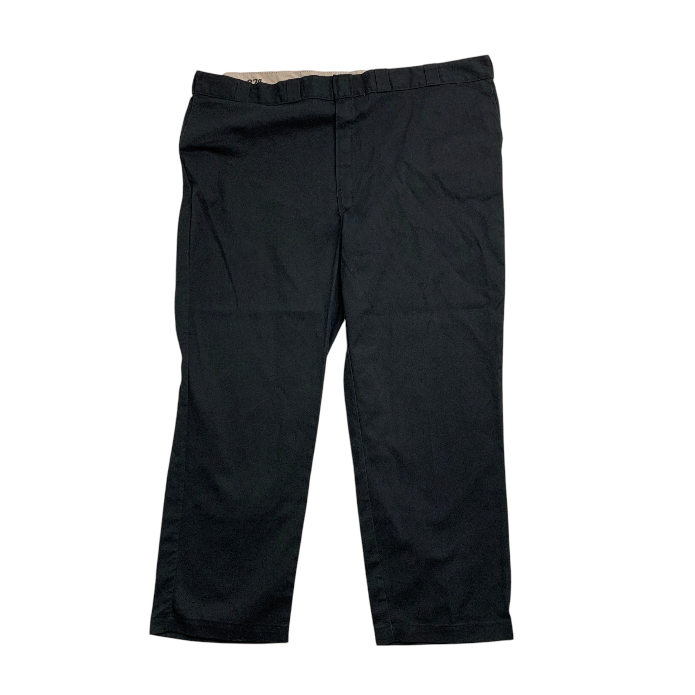 Dickies 874 Trousers W50 L32 Mens Black Pants Original Straight Fit Workwear