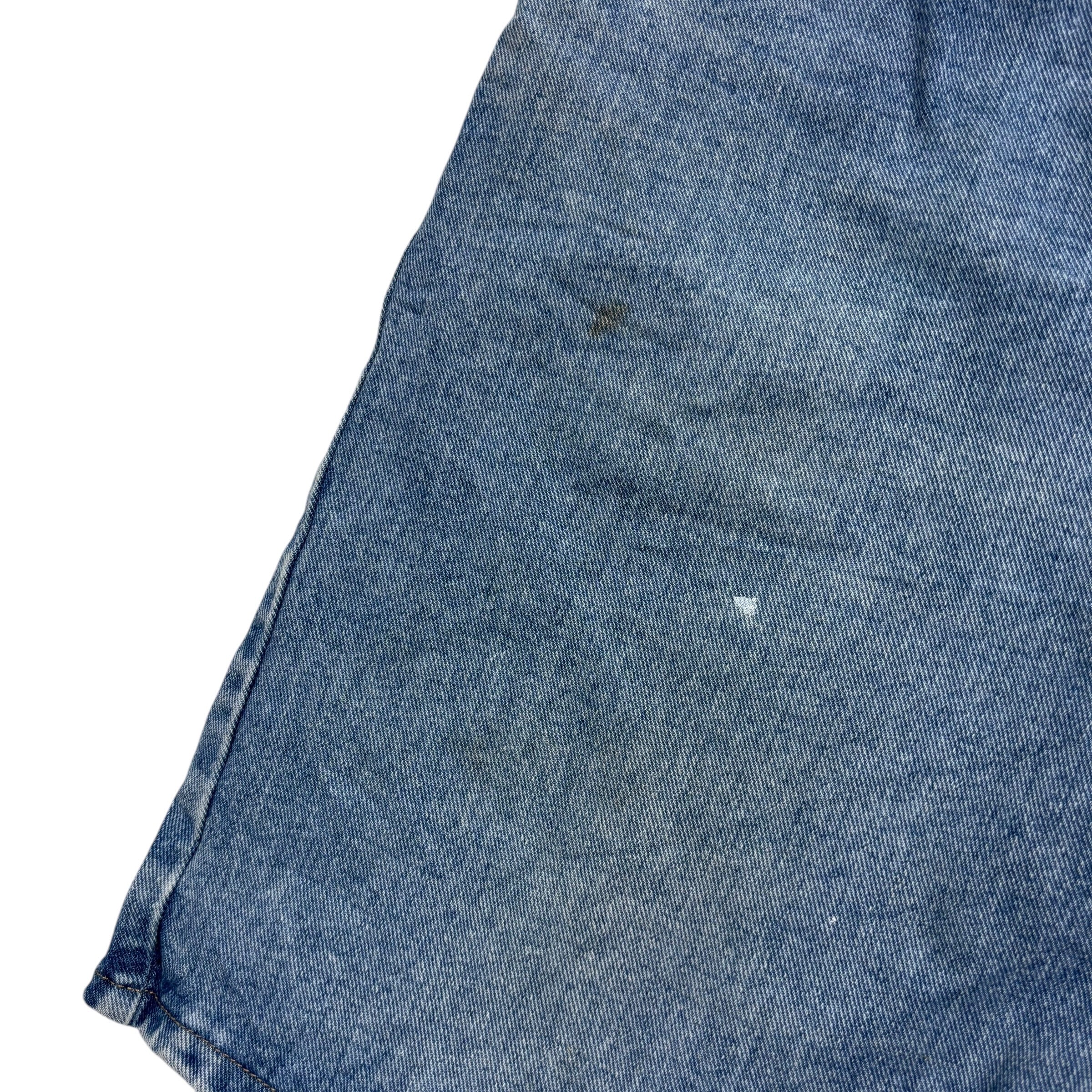 Wrangler Baggy Jorts W38 Mens Denim Shorts Light Blue Relaxed Fit (F)