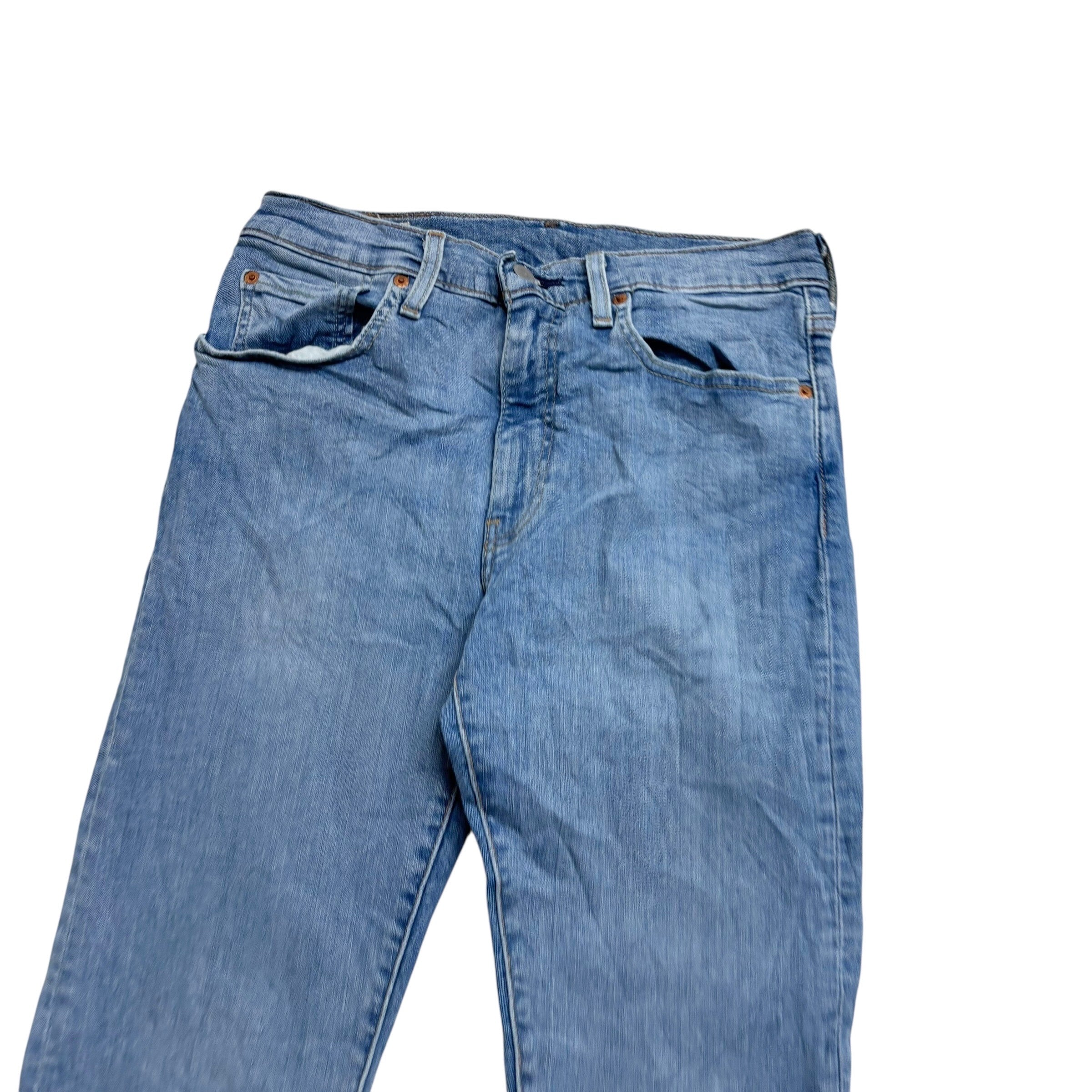 Levis 512 Jeans W30 L32 Mens Light Blue Slim Tapered Stretch Premium Denim (E)