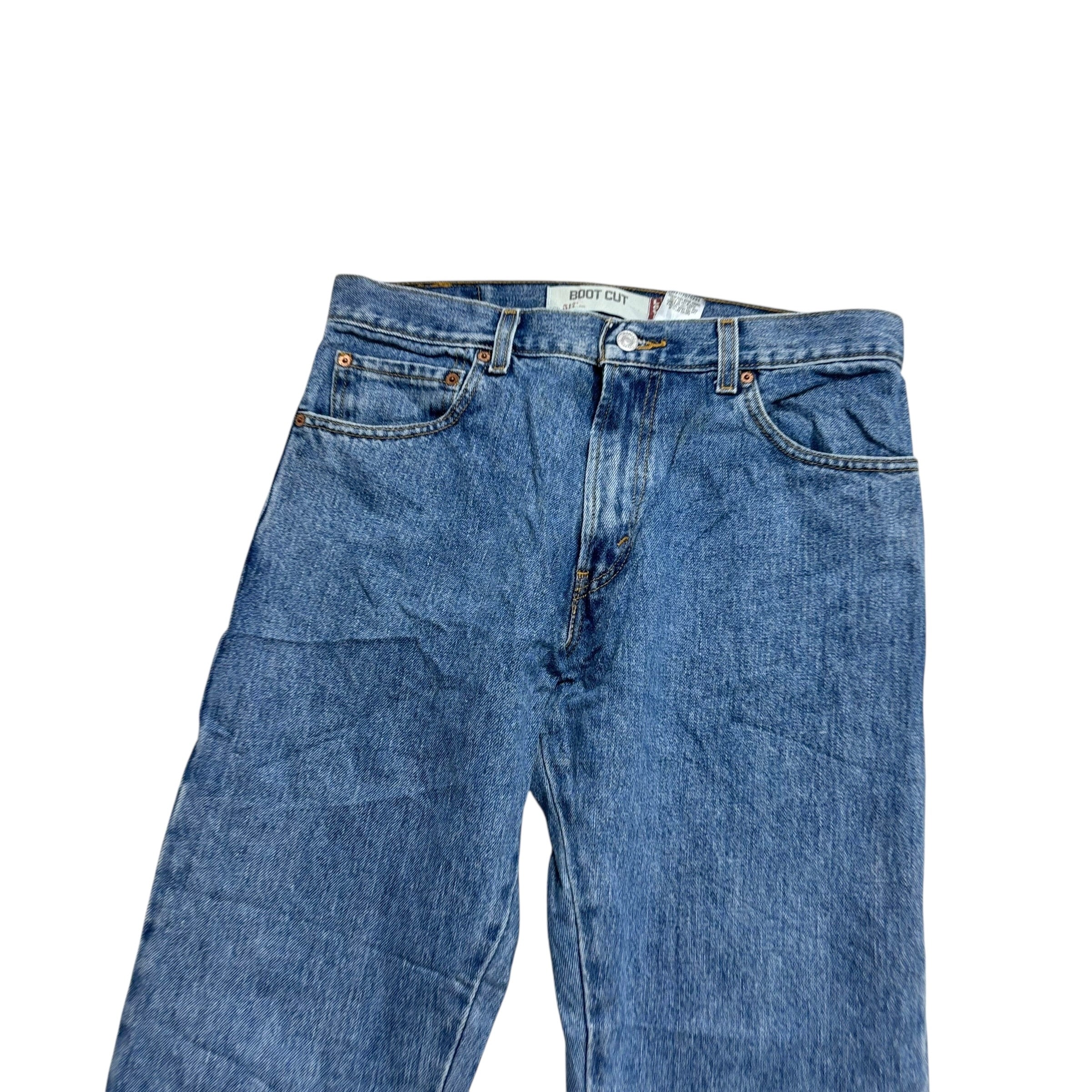 Levis 517 Jeans W33 L30 Mens Light Blue Regular Bootcut Fit Vintage Denim (E)