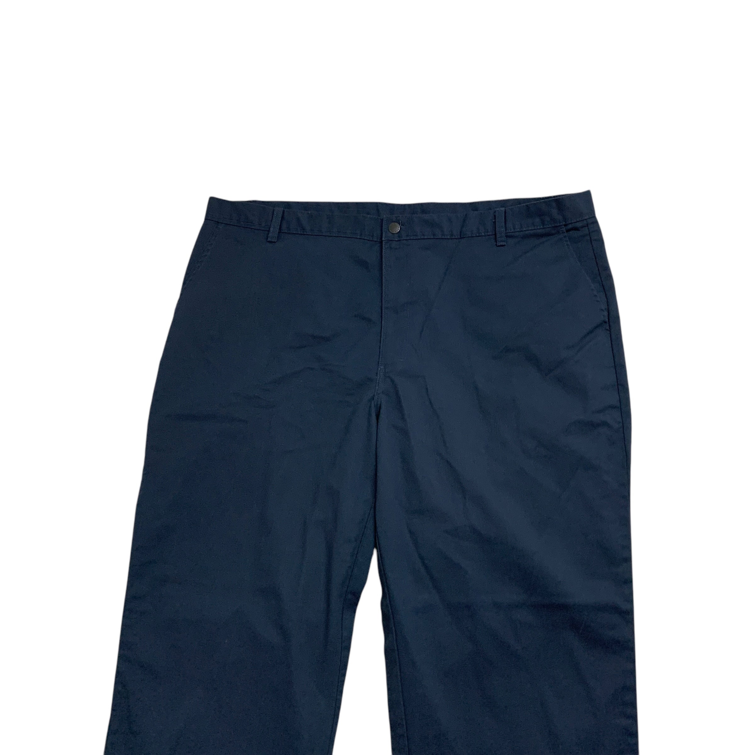 Dickies Trousers W44 L32 Mens Navy Blue Pants Relaxed Straight Fit Workwear
