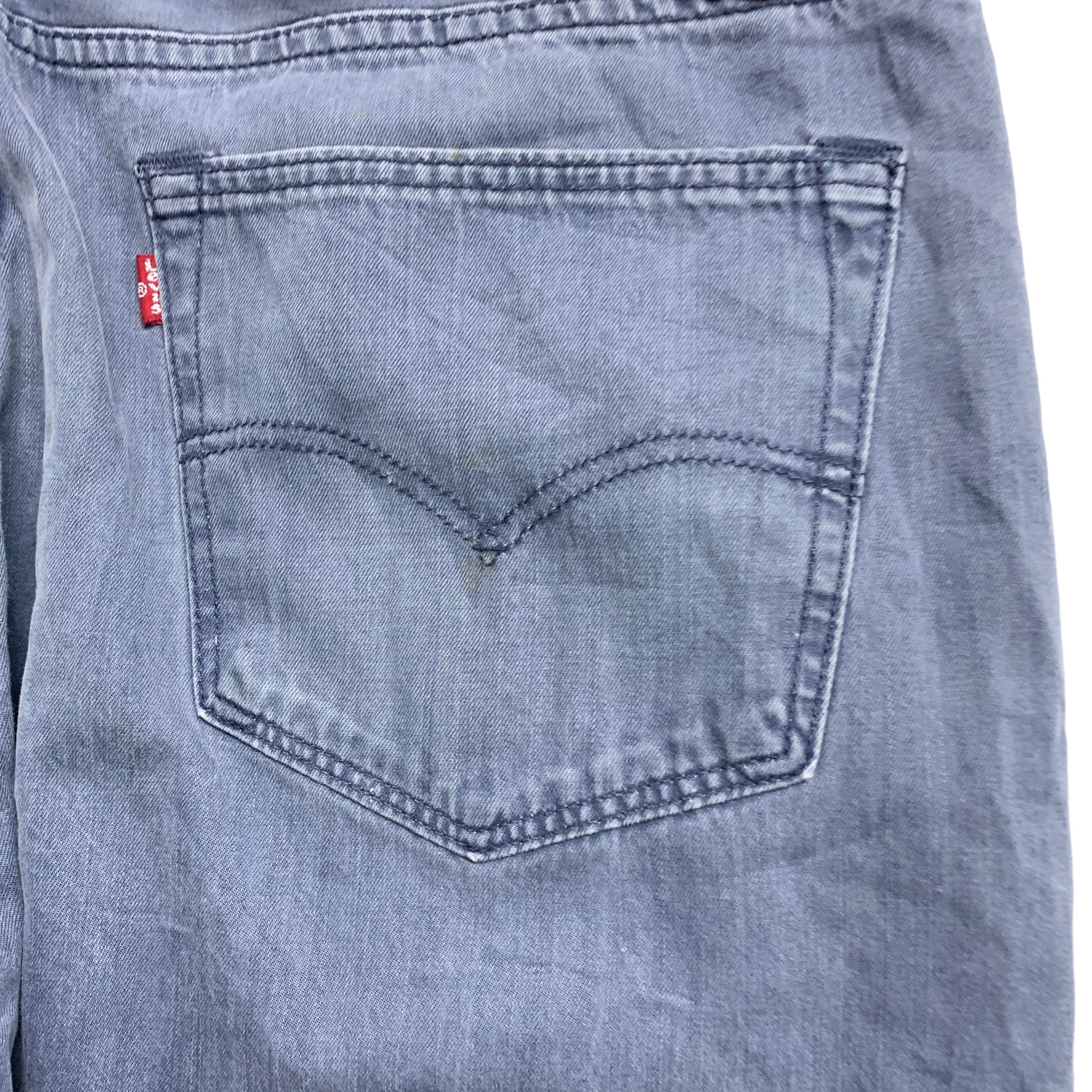 Levis 501 Jeans W40 L30 Mens Blue Regular Straight Fit Denim