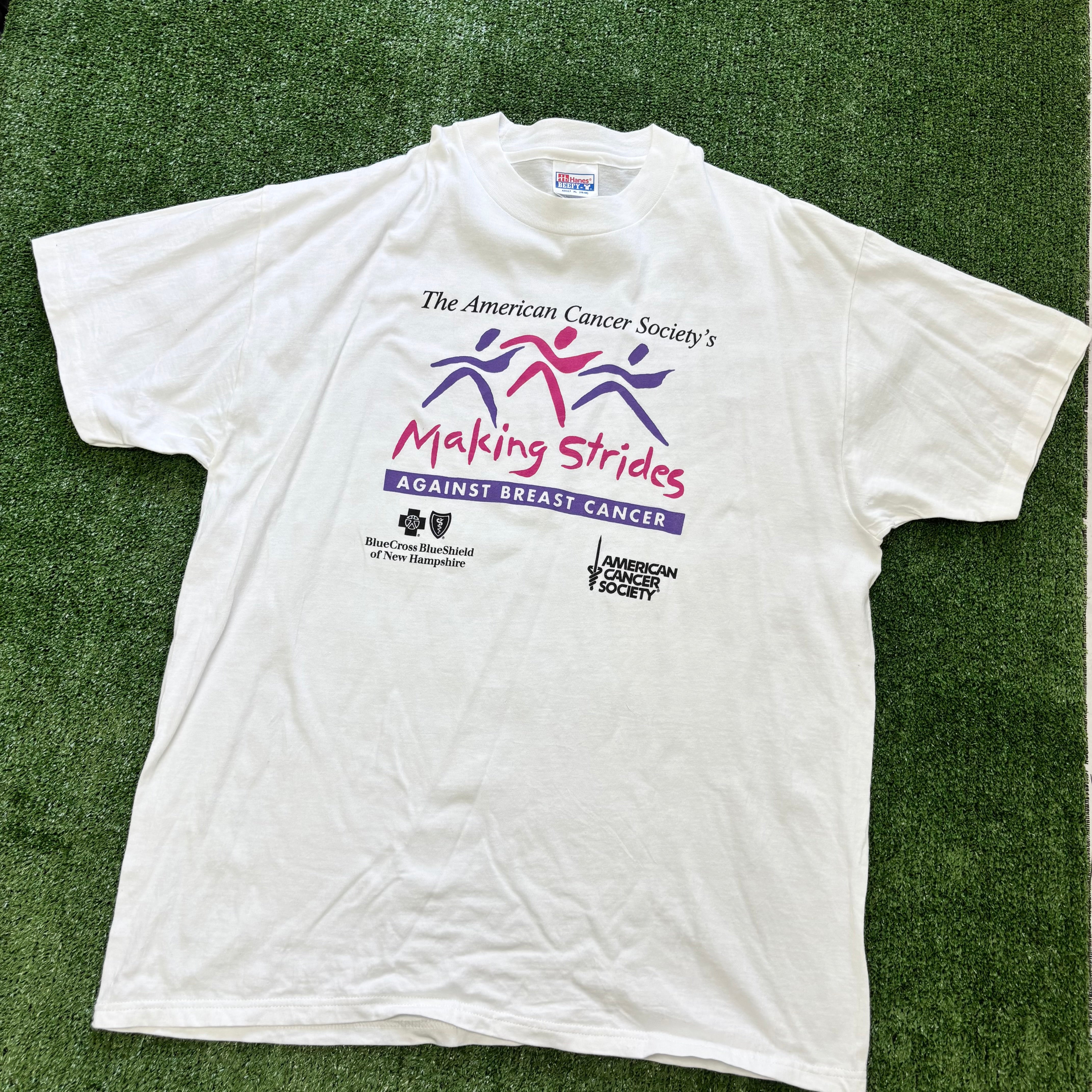 Vintage T Shirt Mens XL White Single Stitch Graphic Print 90s USA (E)