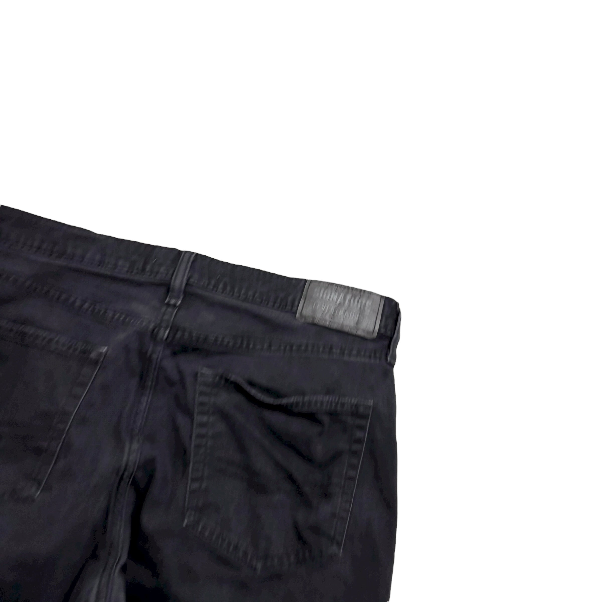 Levis Signature Trousers W34 L28 Mens Black Athletic Fit Stretch Pants