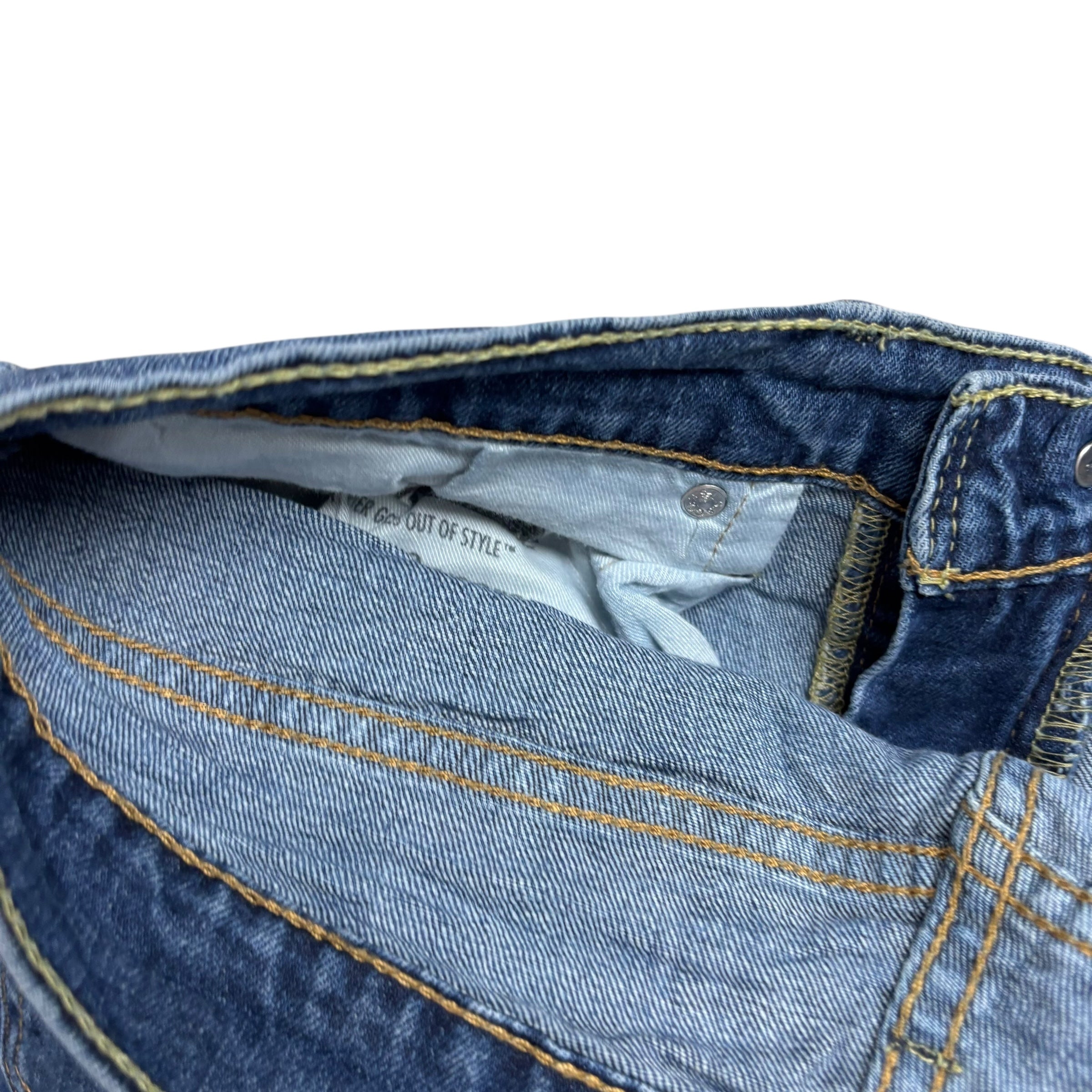 Levis 511 Jeans W32 L34 Mens Mid Blue Slim Fit Stretch Denim (E)