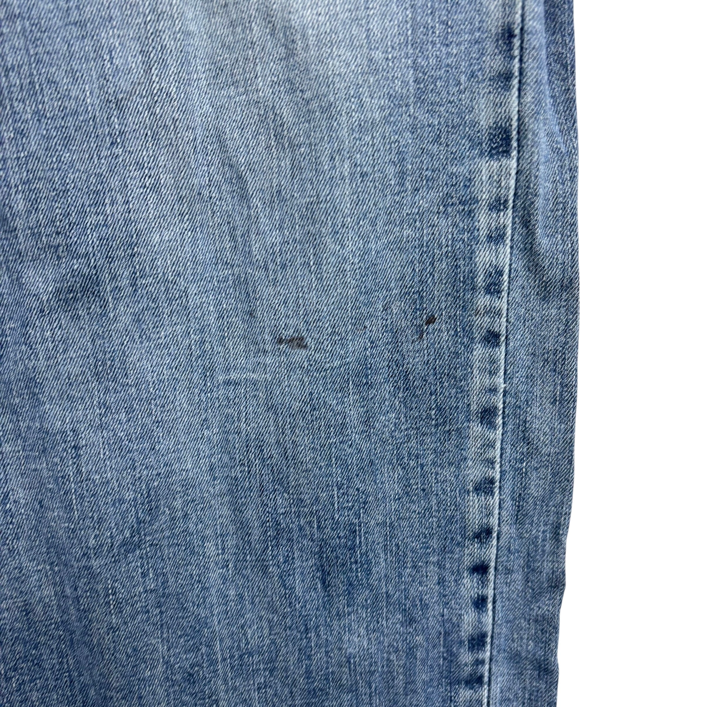 Levis 559 Jeans W38 L32 Mens Mid Blue Regular Straight Fit Stretch Denim (F)