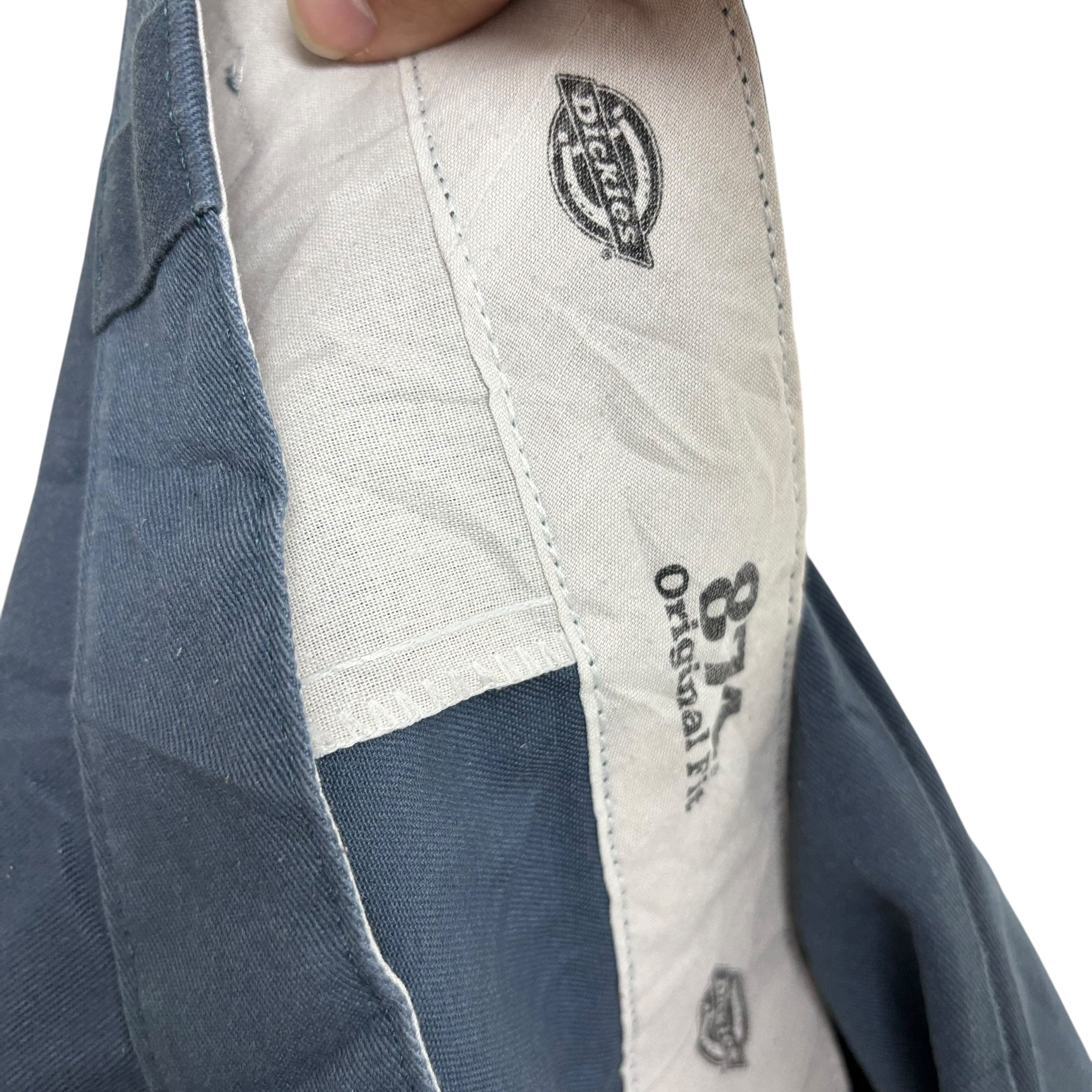 Dickies 874 Trousers W40 L30 Mens Blue Original Straight Fit Pants