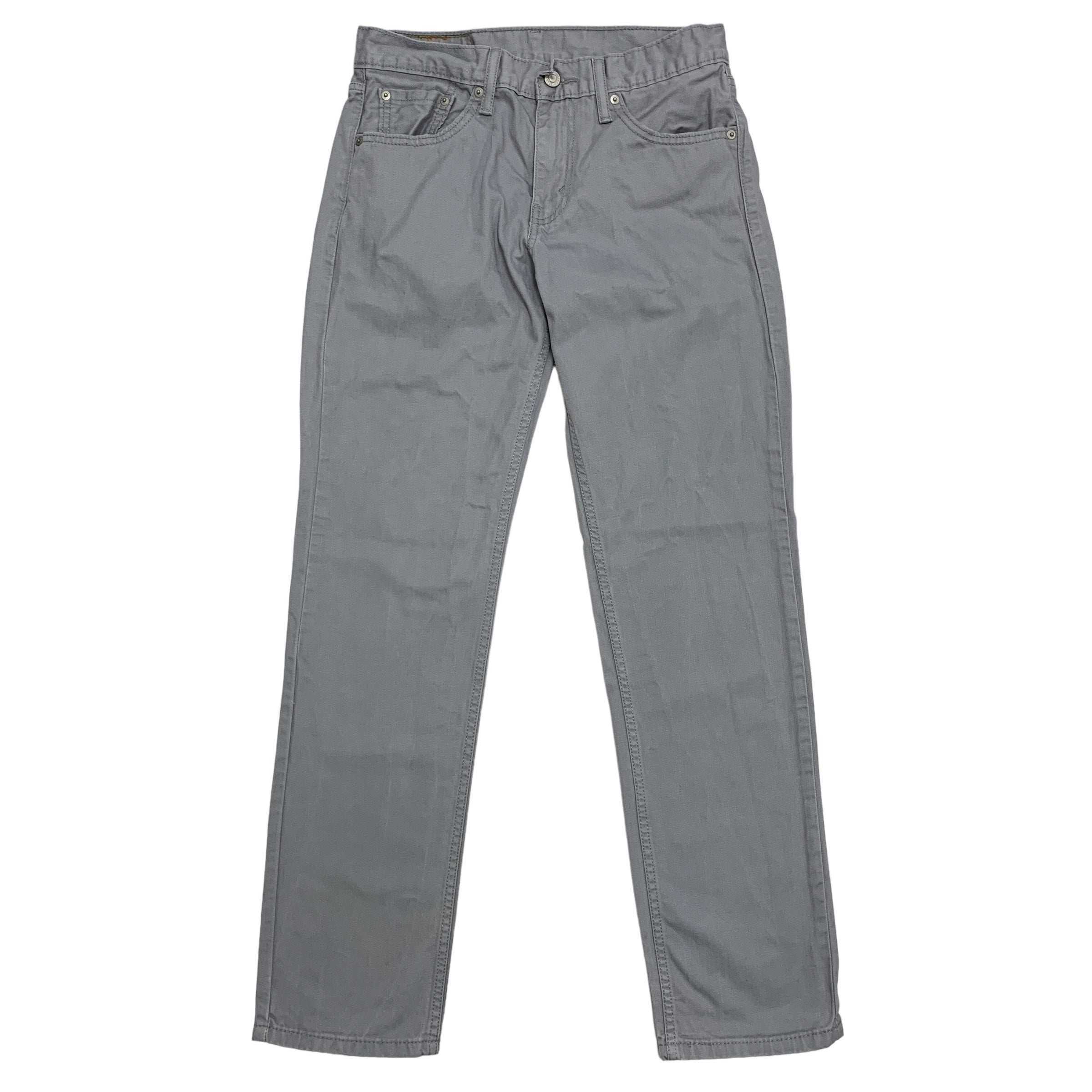 Levis 511 Trousers W30 L31 Mens Grey Slim Fit Cotton Pants