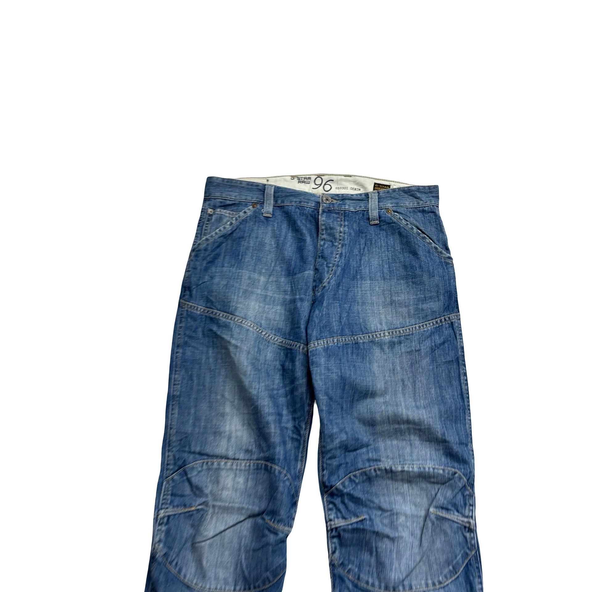 G Star Baggy Jeans W36 L32 Mens Mid Blue Loose Fit Vintage Y2K (E)